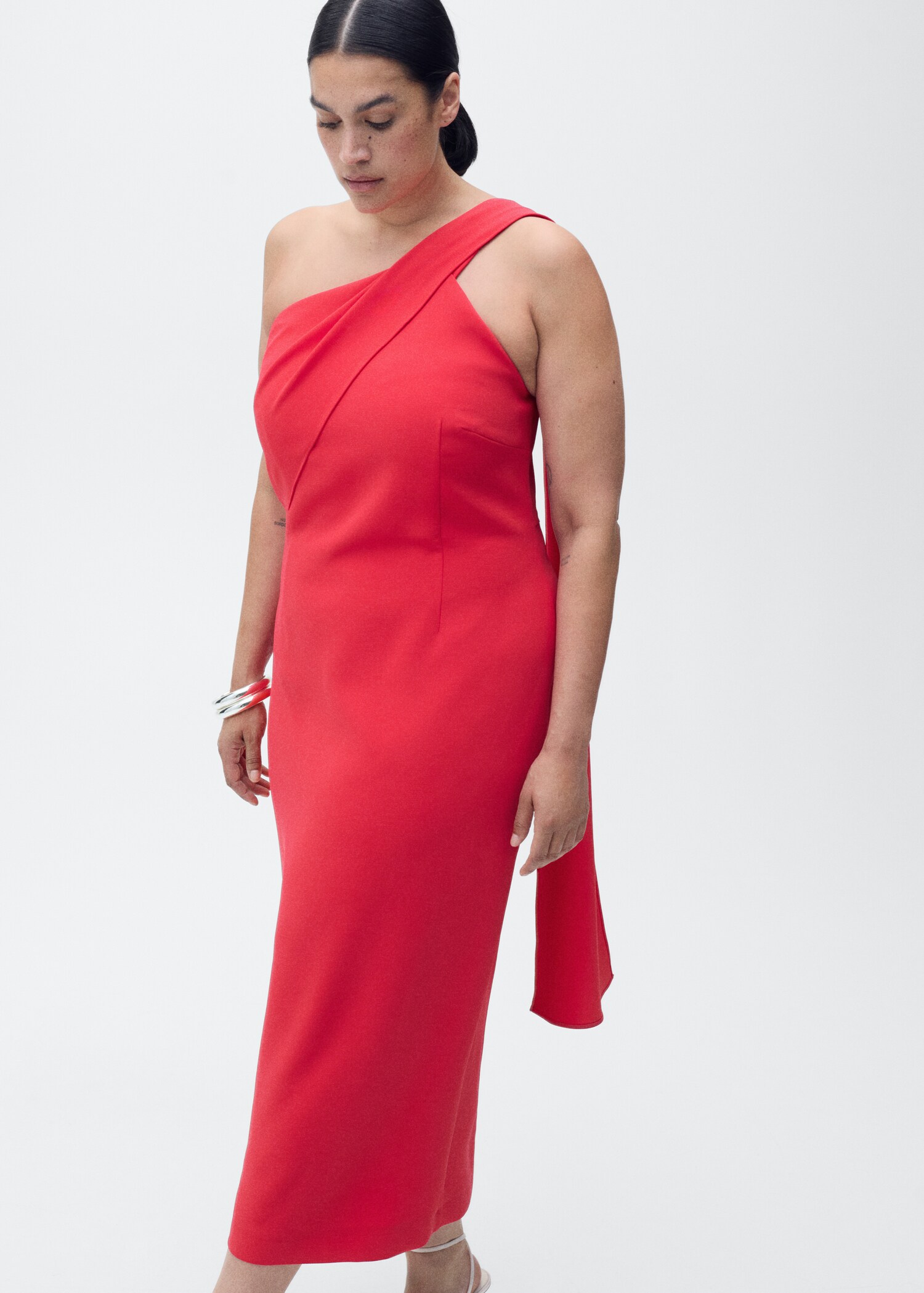 Vestit asimètric coll llaçada - Detall de l'article 5