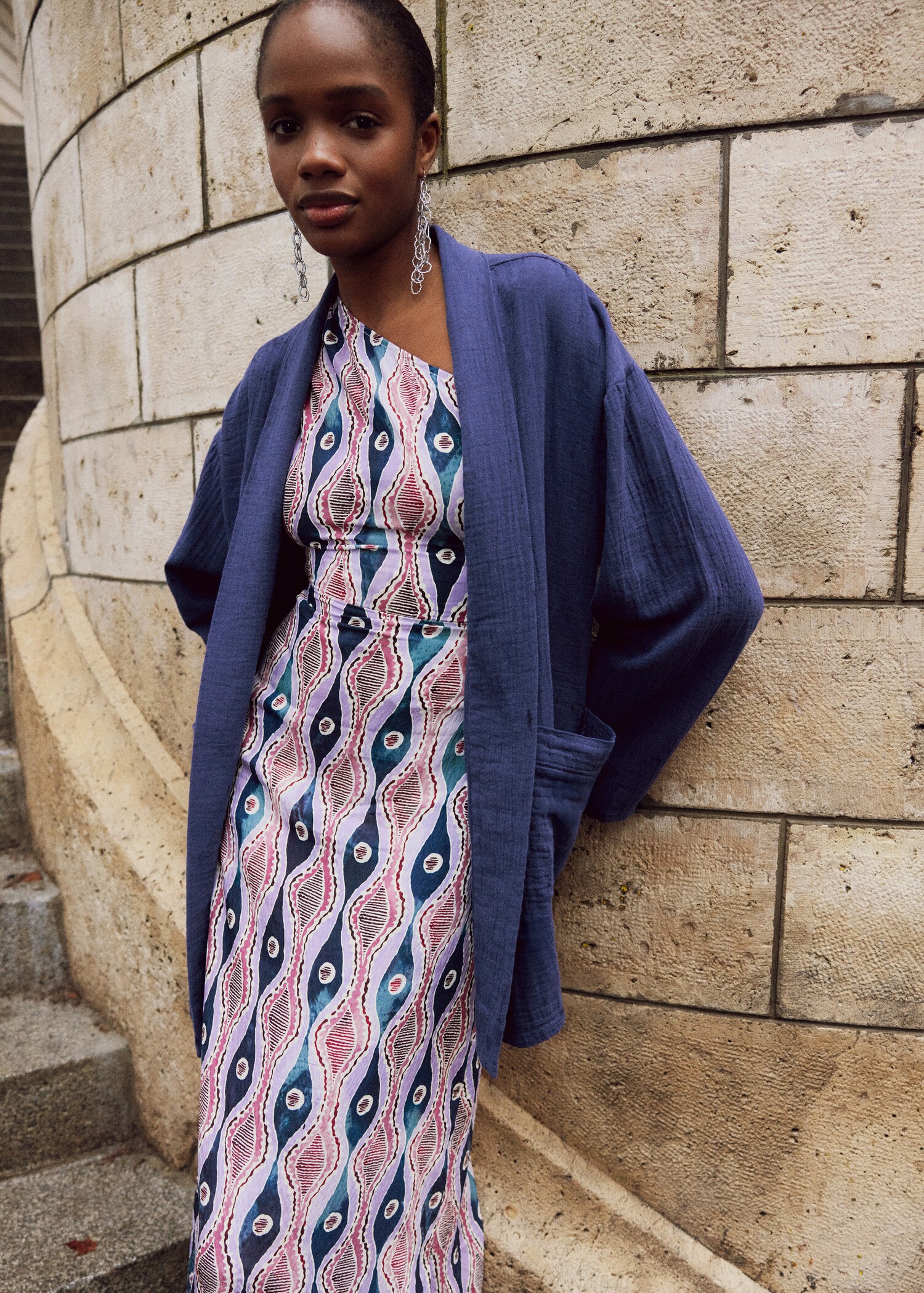 Bamboo kimono jacket - Details of the article 5