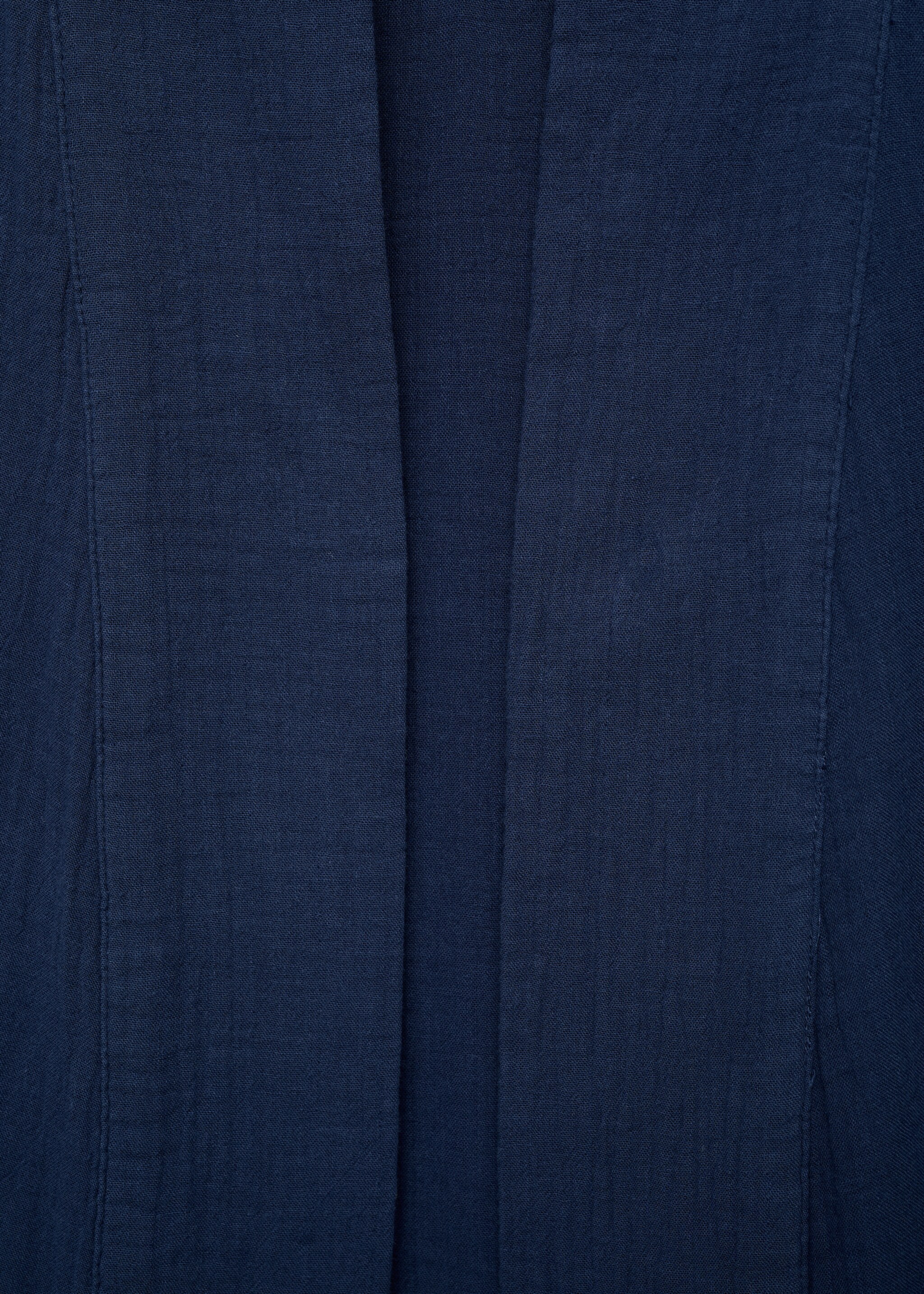 Bamboo kimono jacket - Details of the article 8, Dark Navy. Ref: 87086356-00.