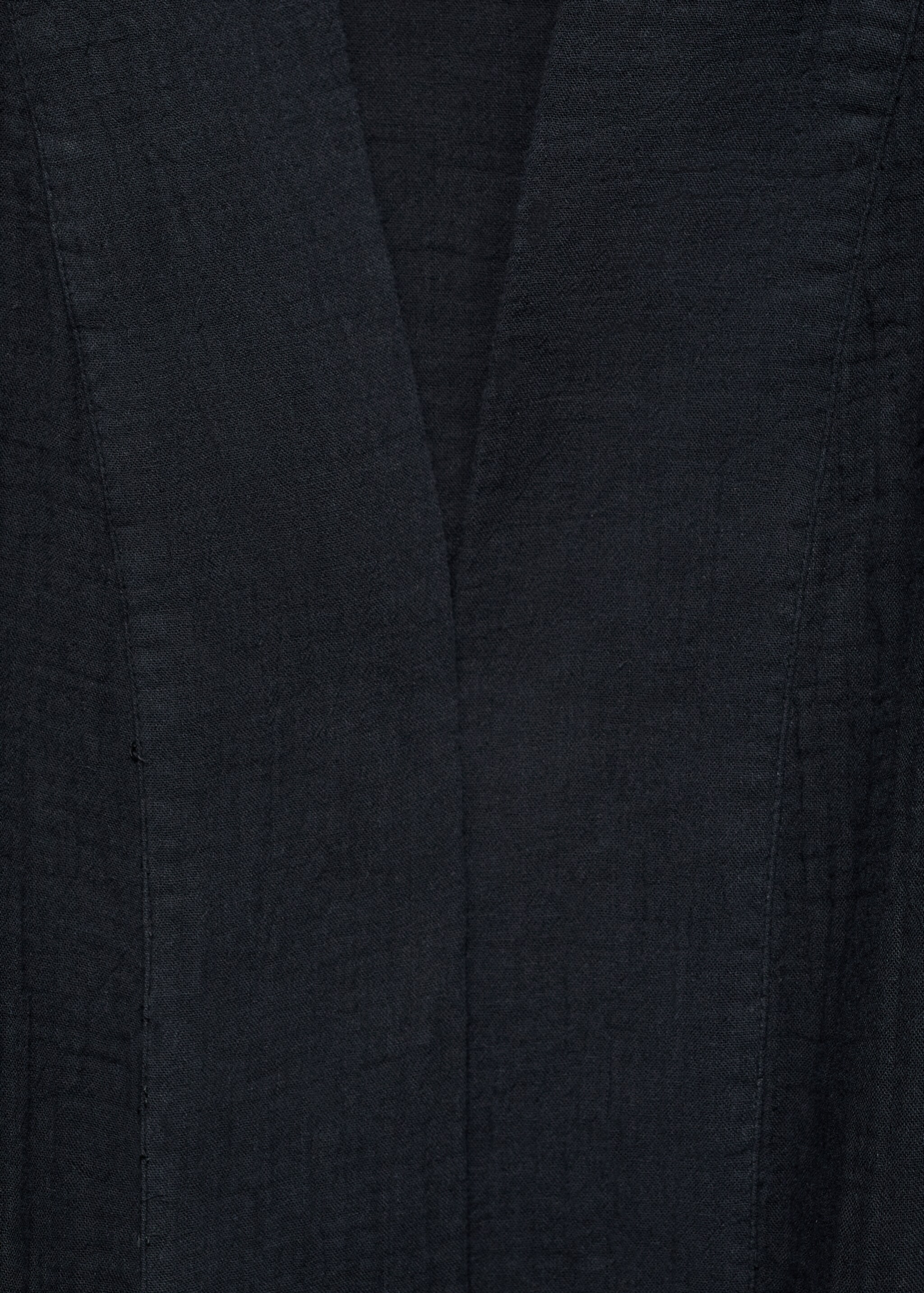 Bamboo kimono jacket - Details of the article 0, Black. Ref: 87086356-00.