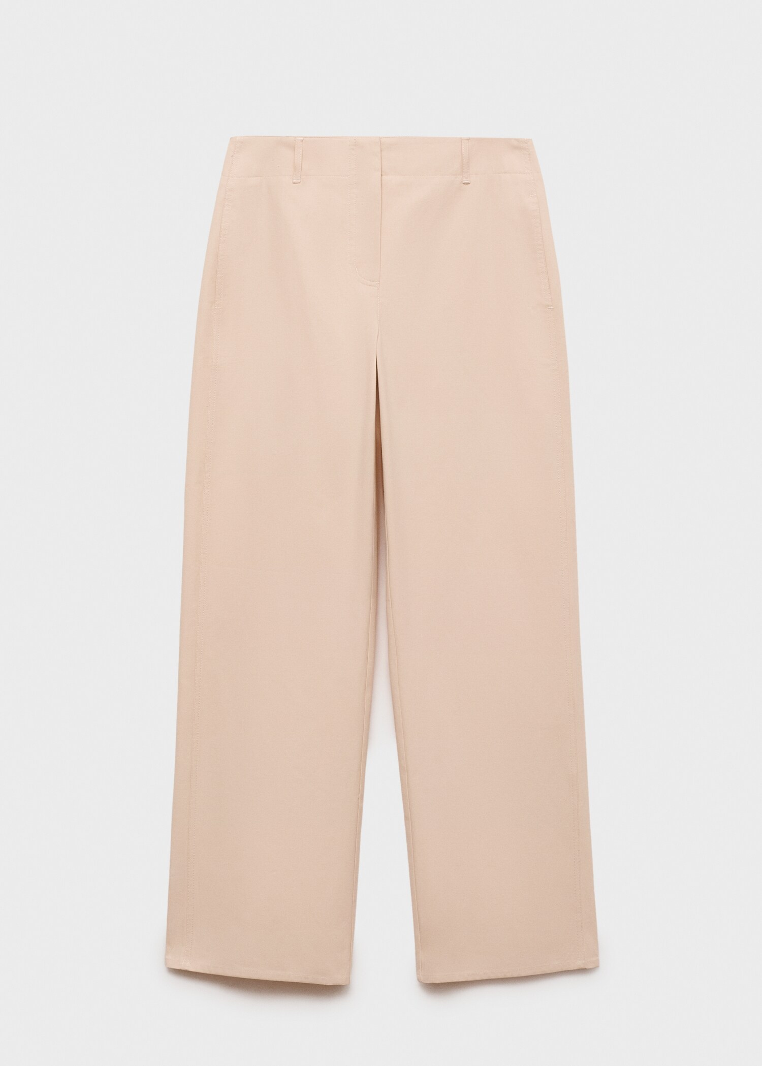 Pantalón algodón recto tiro medio - Artículo sin modelo