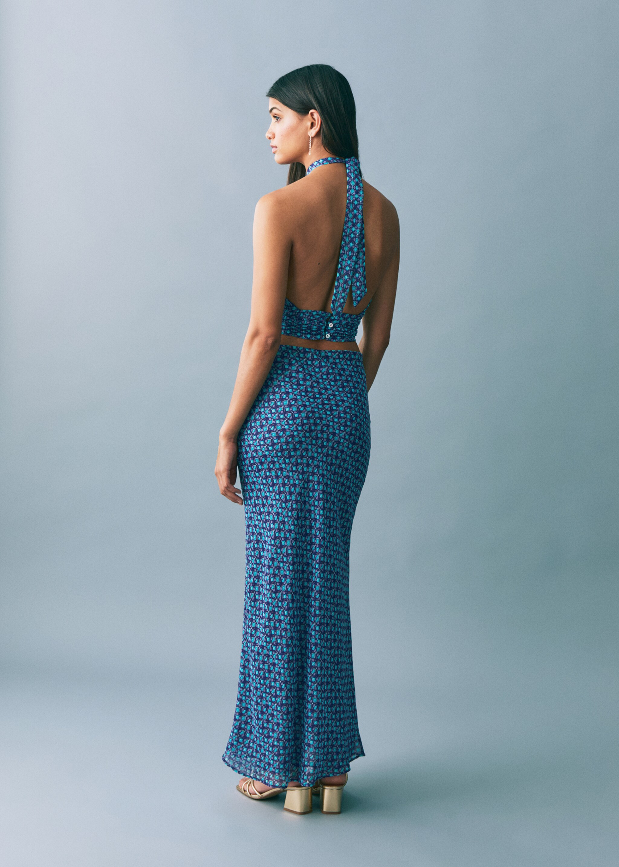 Midirock - Rückseite des Artikels, Türkis. Ref: 87086361-00.