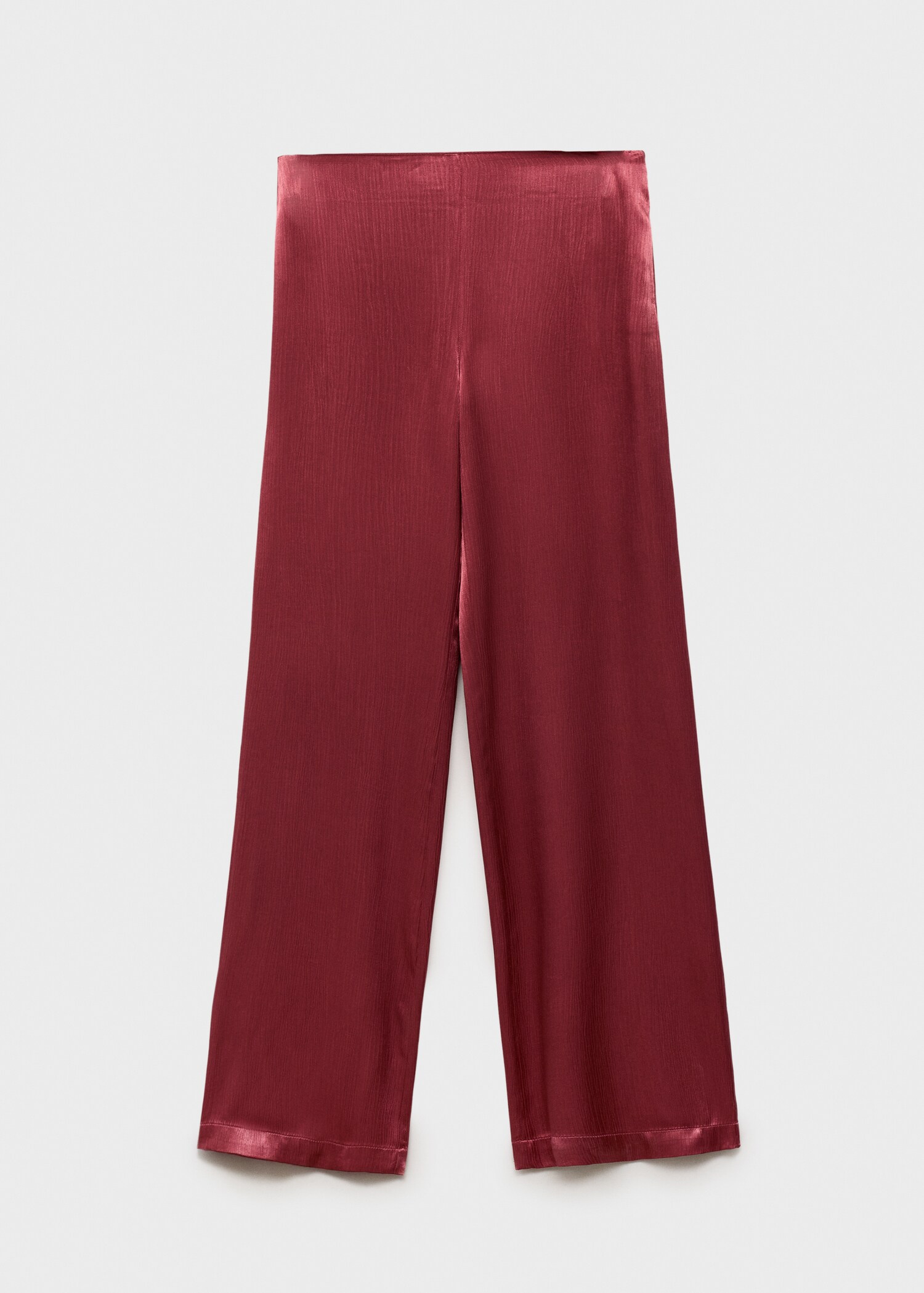Pantalón recto satinado - Artículo sin modelo