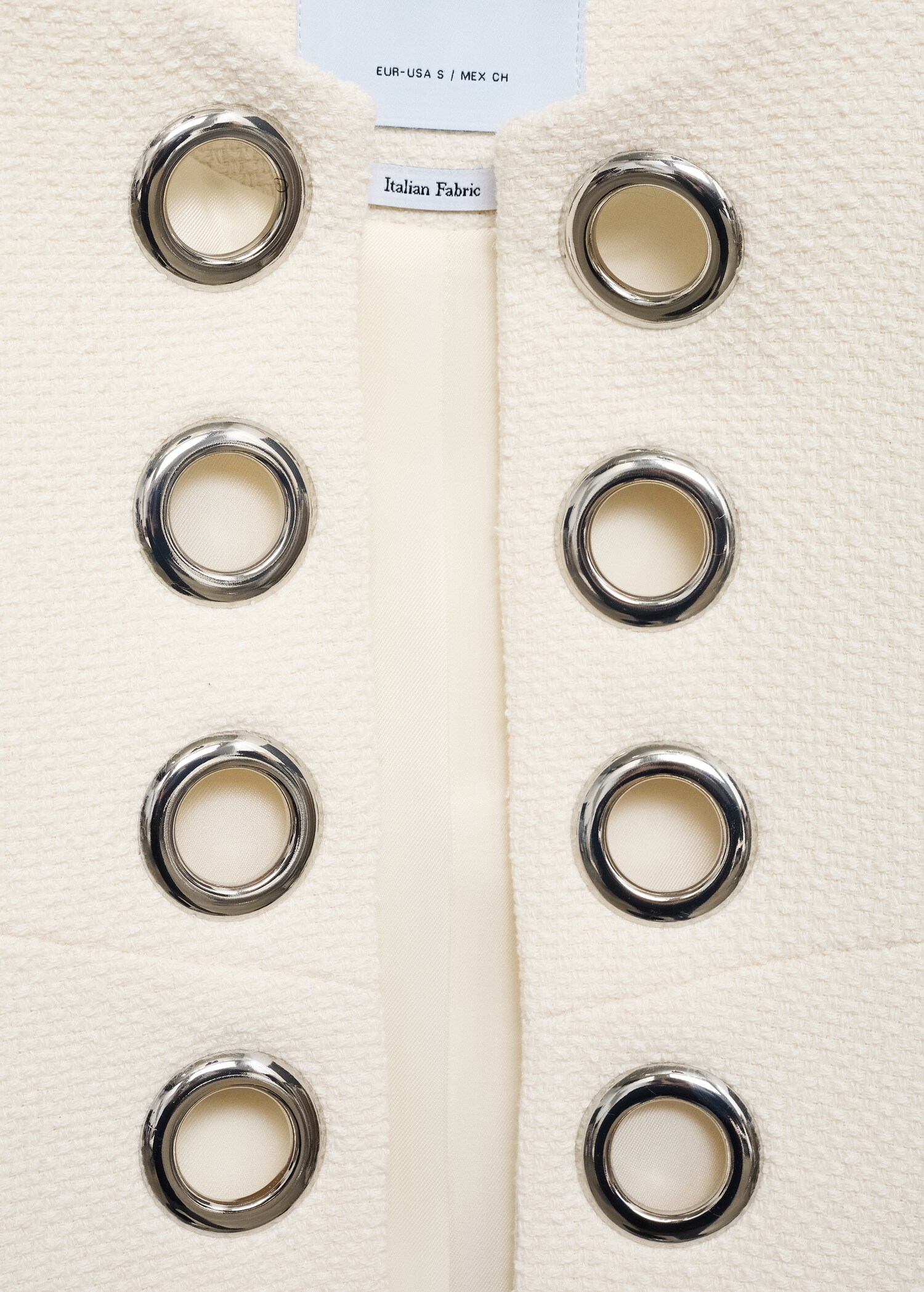 Cotton jacket with die-cut trim - Details of the article 8