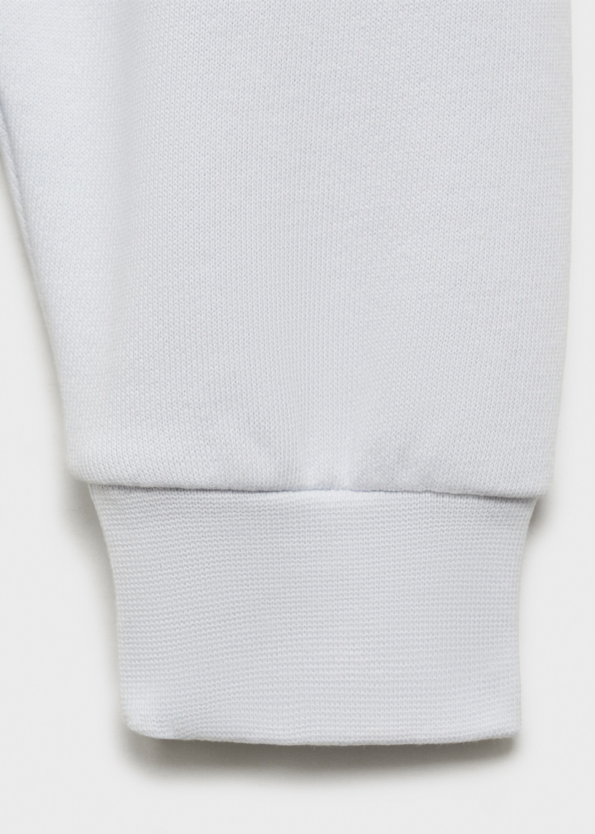 Sudadera algodón mensaje - Detalle del artículo 0, Azul celeste. Ref: 87086711-00.