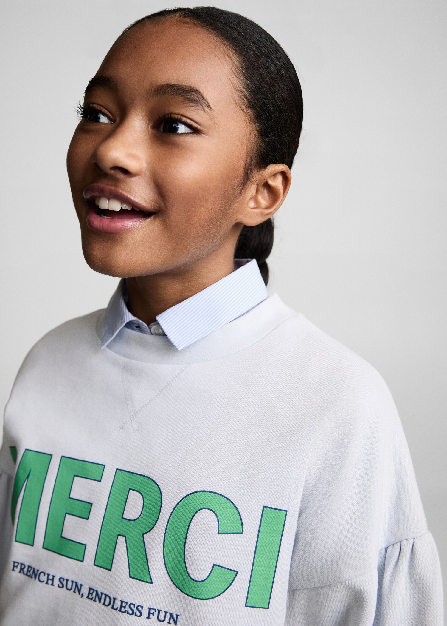 Sudadera algodón mensaje - Detalle del artículo 1