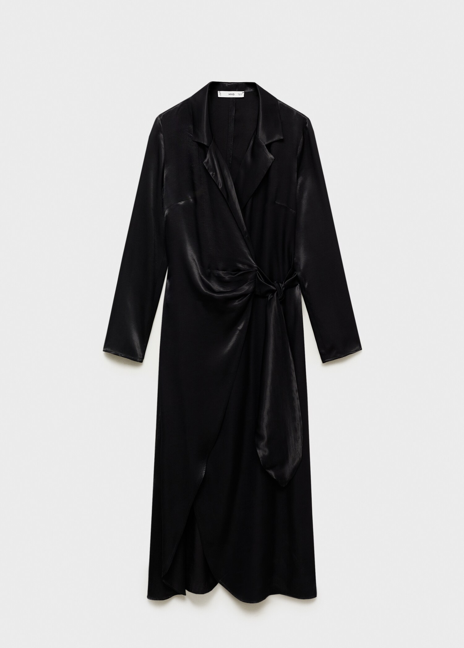 Wrap midi-dress with knot - Article without model