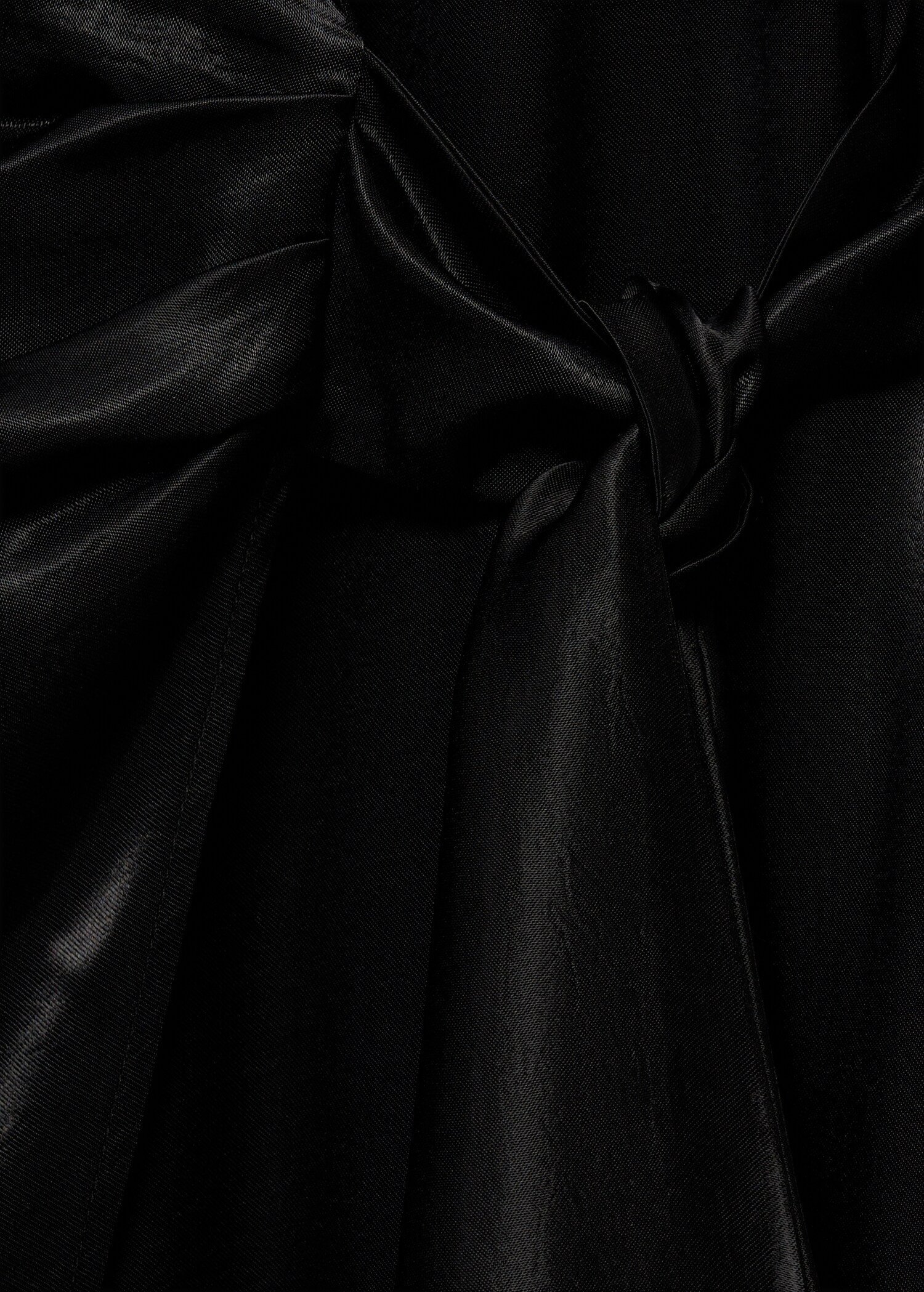 Wrap midi-dress with knot - Details of the article 0