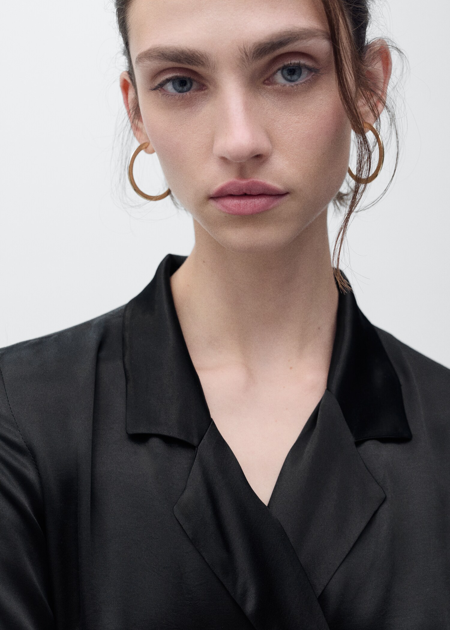 Wrap midi-dress with knot - Details of the article 1