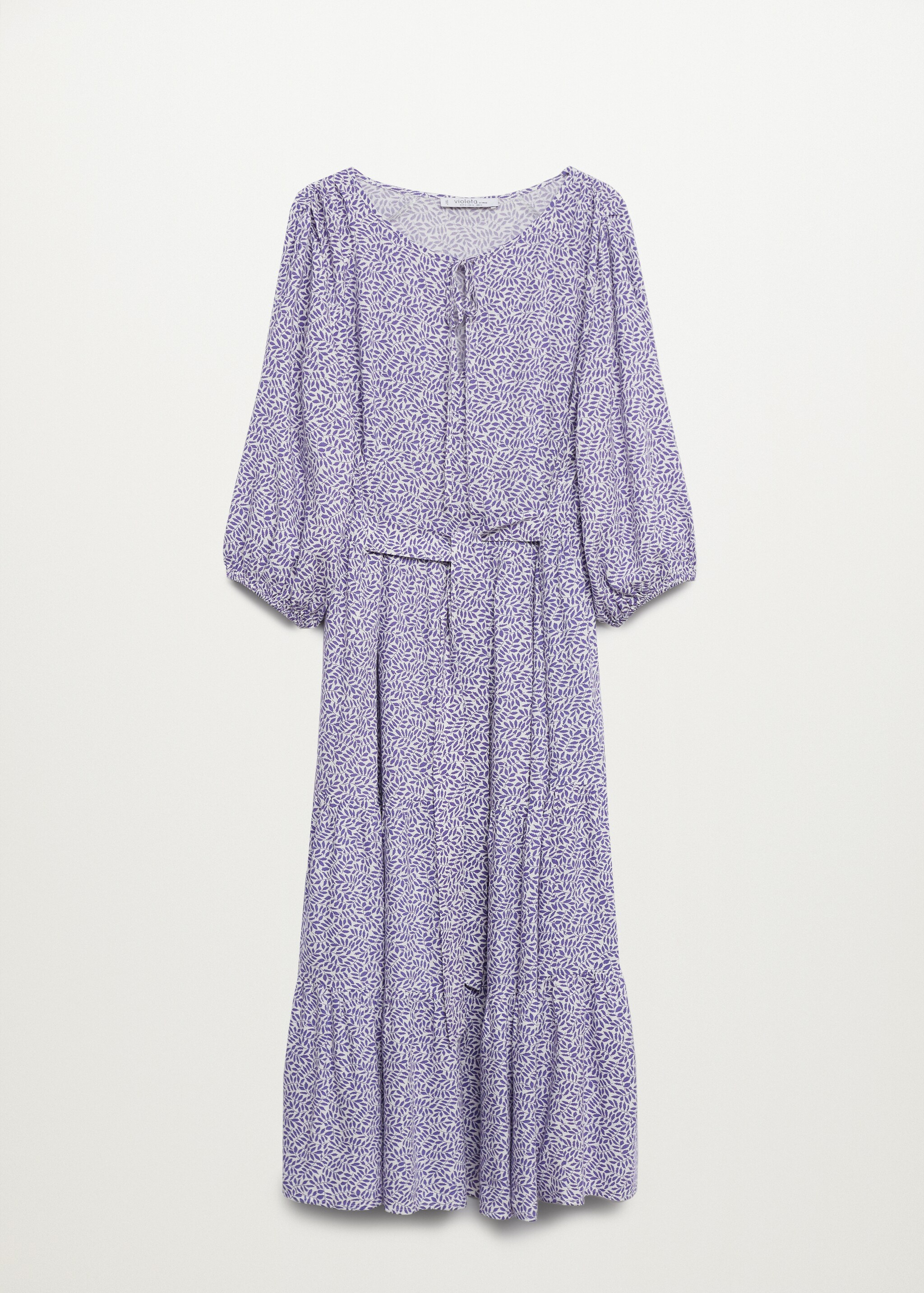 Flowy flower printed dress - Article without model