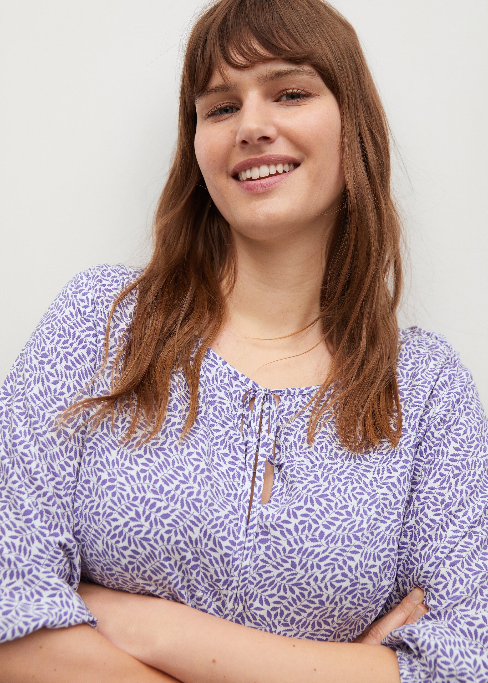Flowy flower printed dress - Details of the article 3