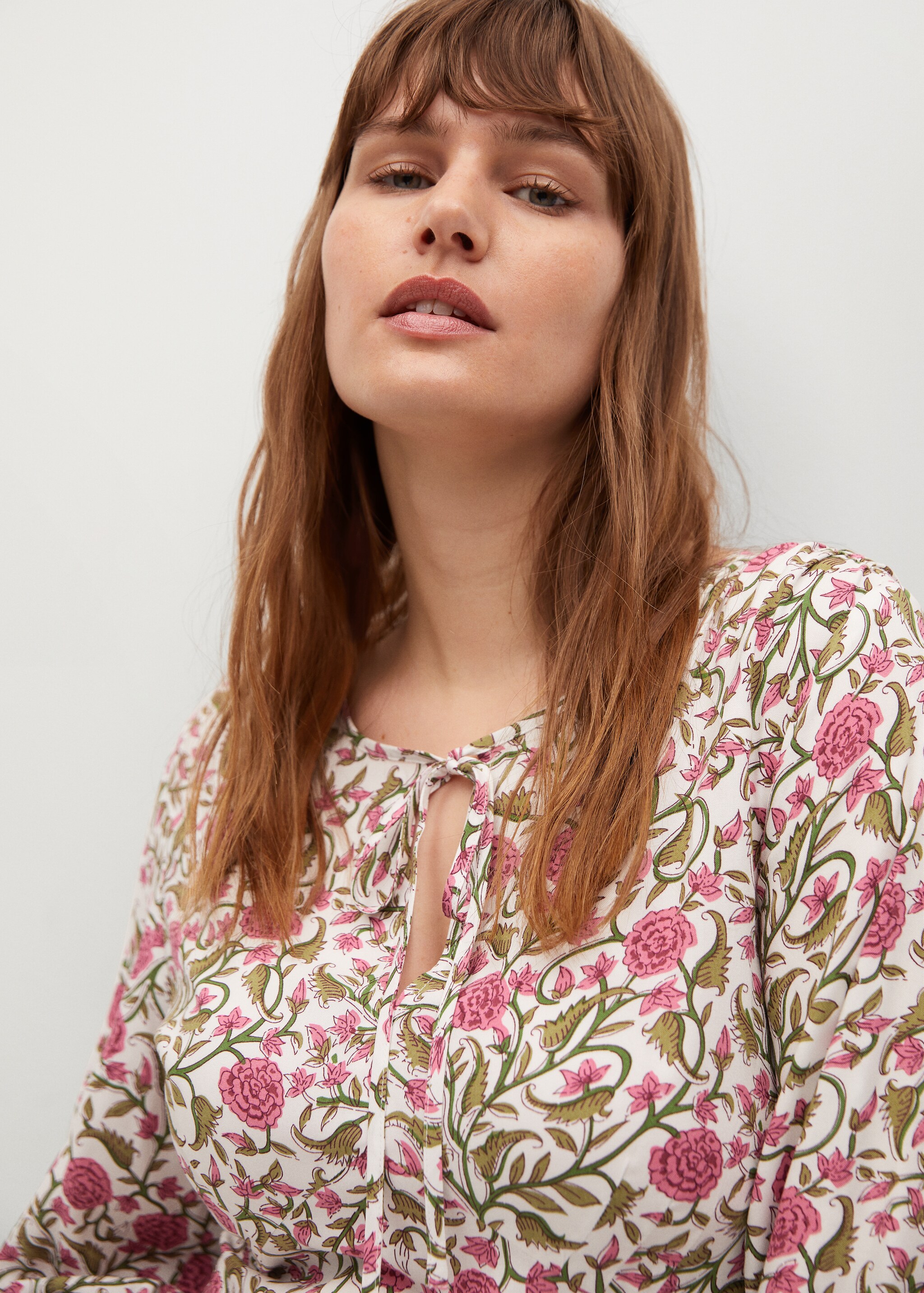 Flowy flower printed dress - Details of the article 2