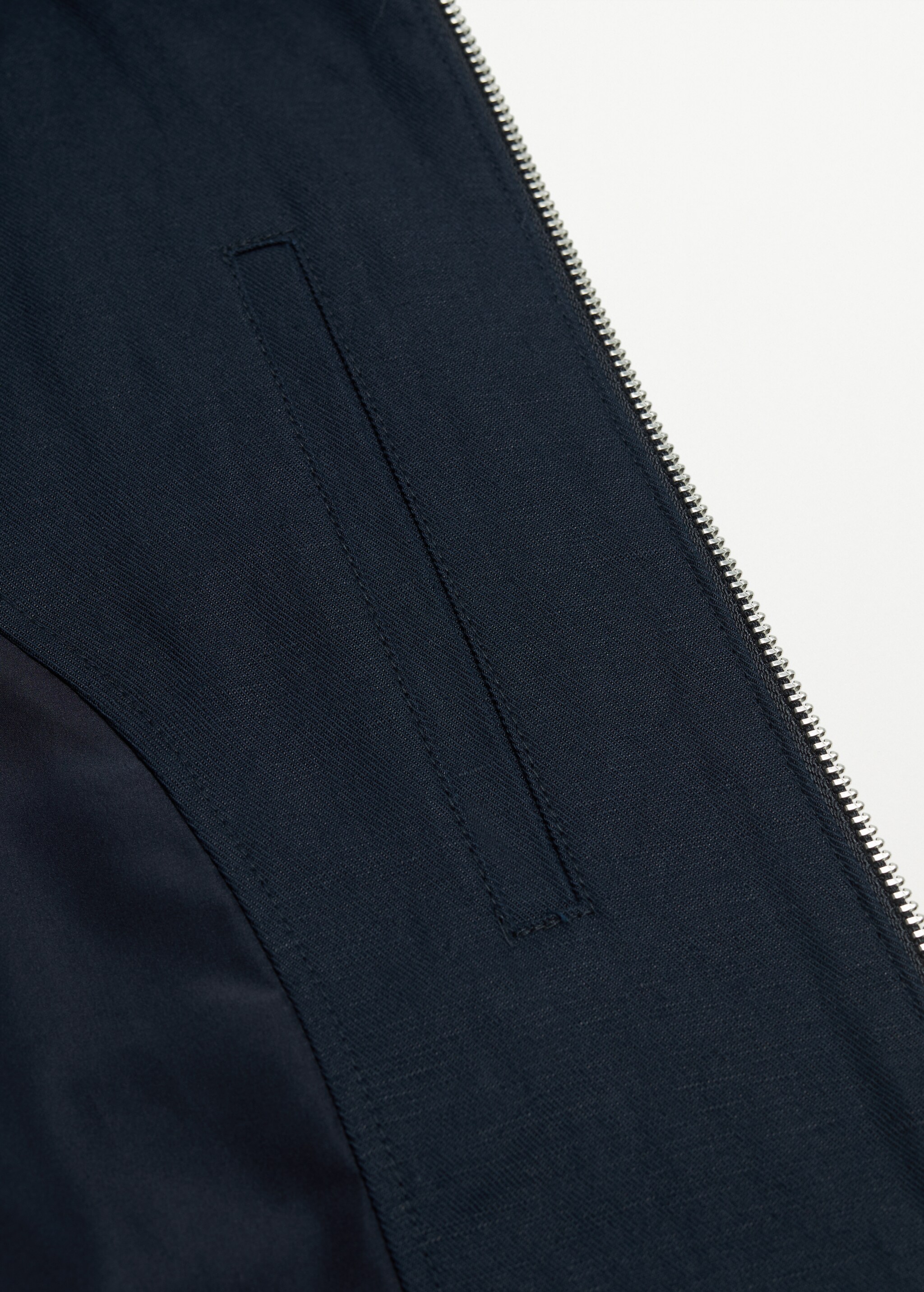 Pocket linen cotton jacket - Details of the article 8