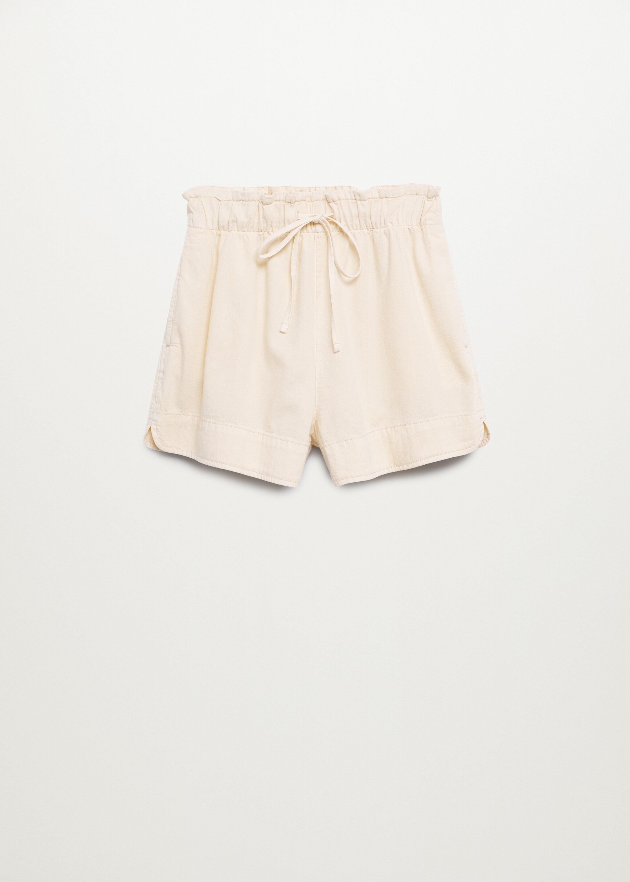 Cotton drawstring waist shorts - Article without model
