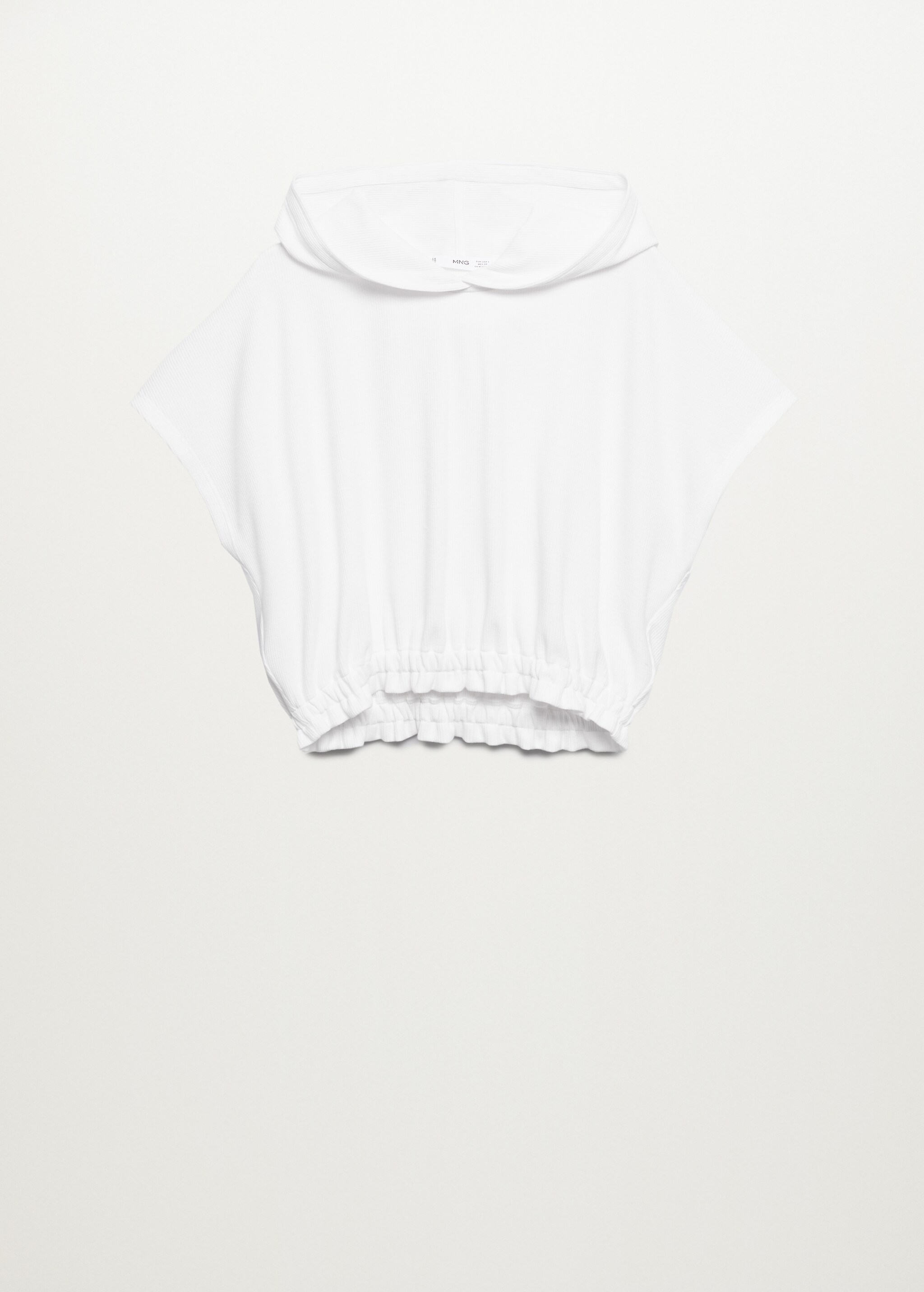 Sudadera crop elástico - Artículo sin modelo