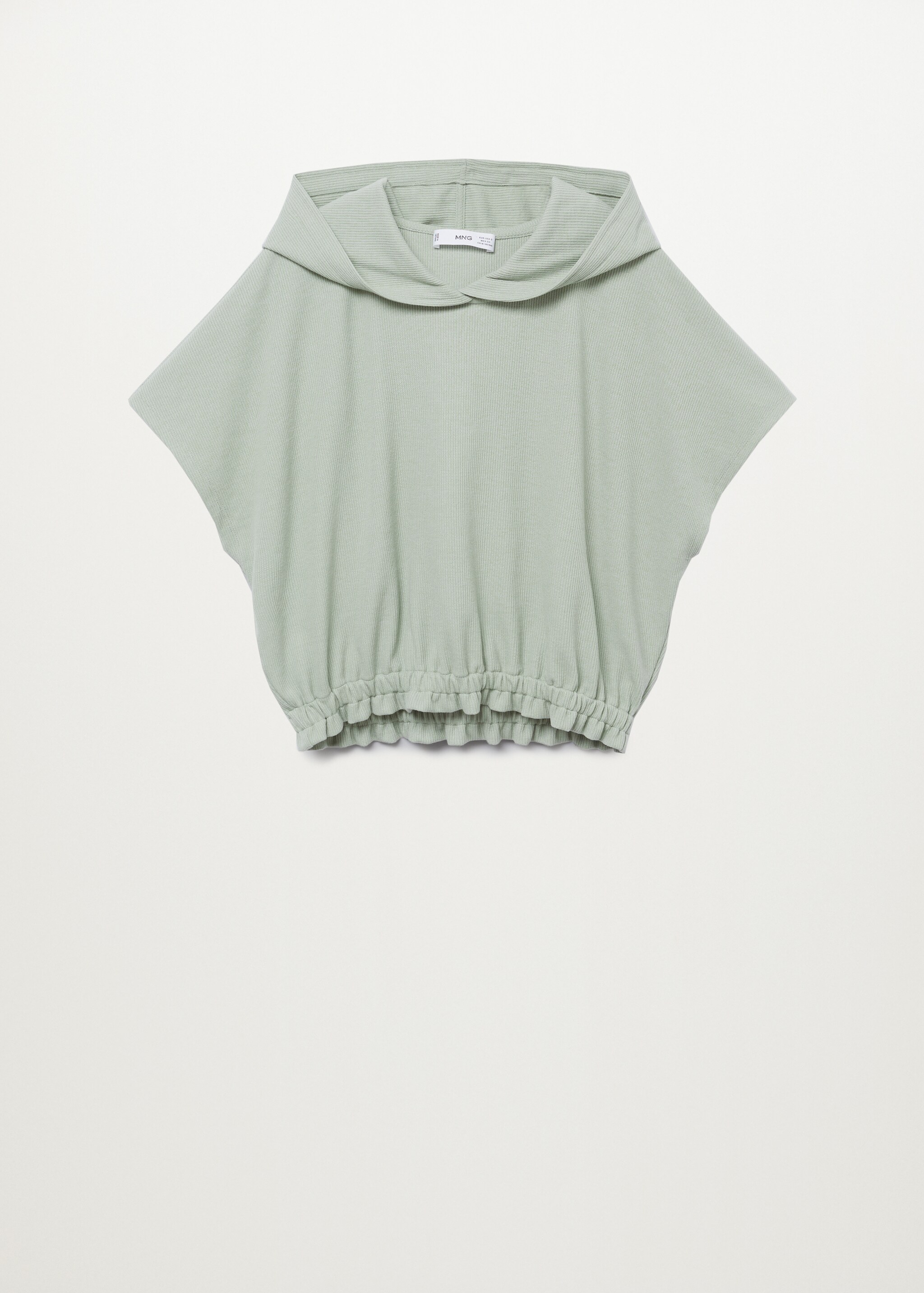 Mikina cropped s pruženkou - Zboží bez modelu