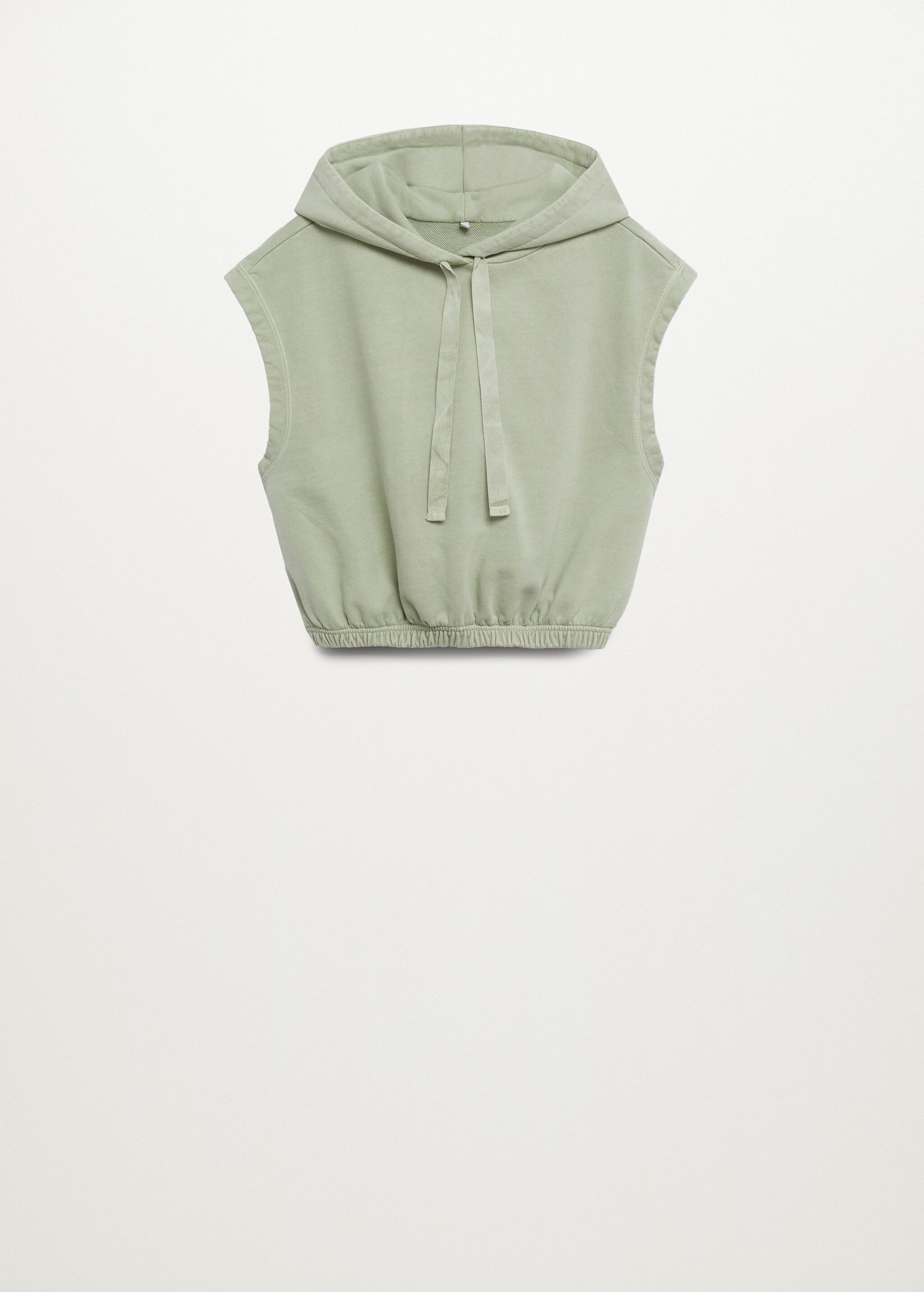 Mineral dye crop sweatshirt - Article without model