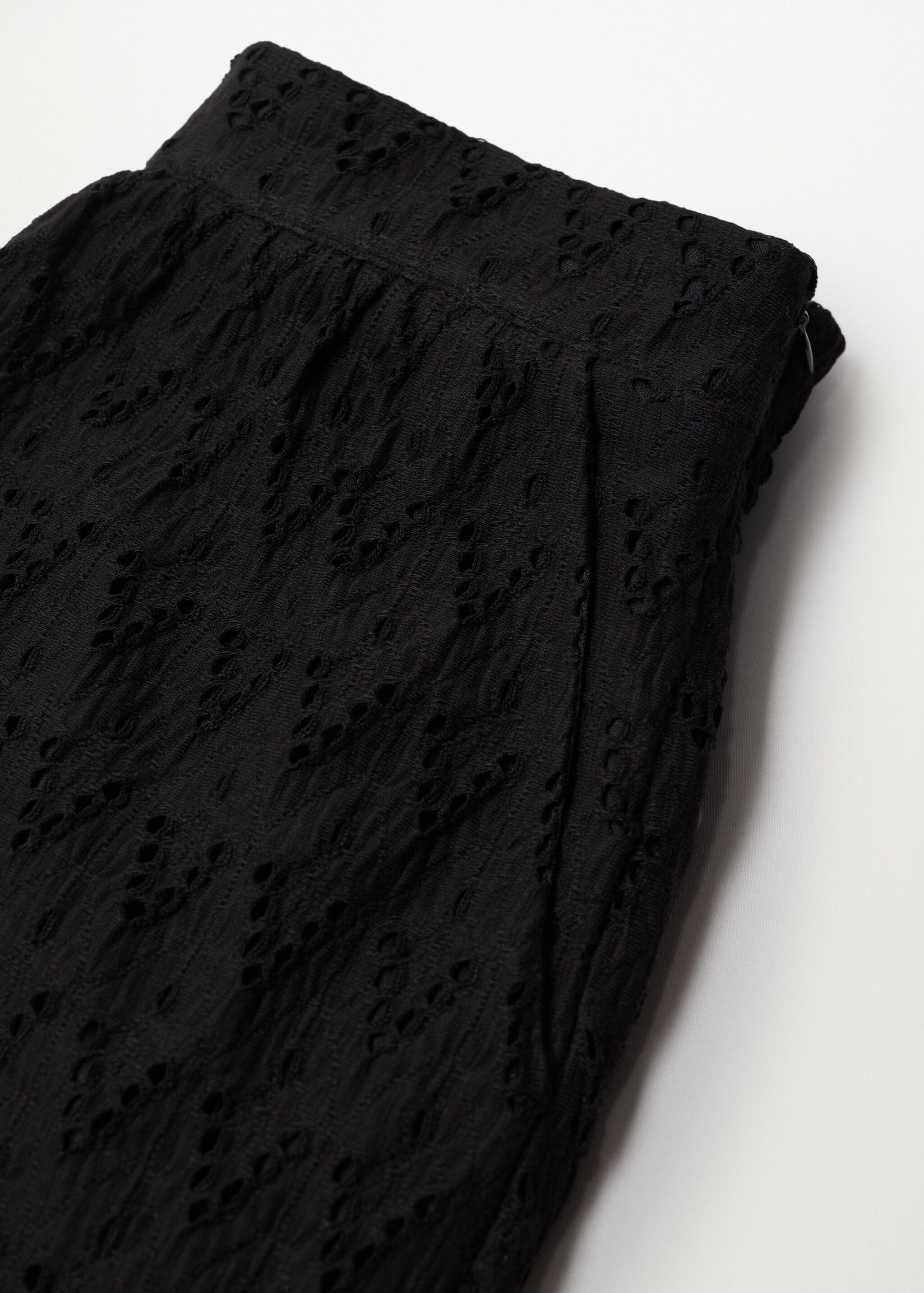 Strick-Baumwollshorts mit Lochmuster - Detail des Artikels 8