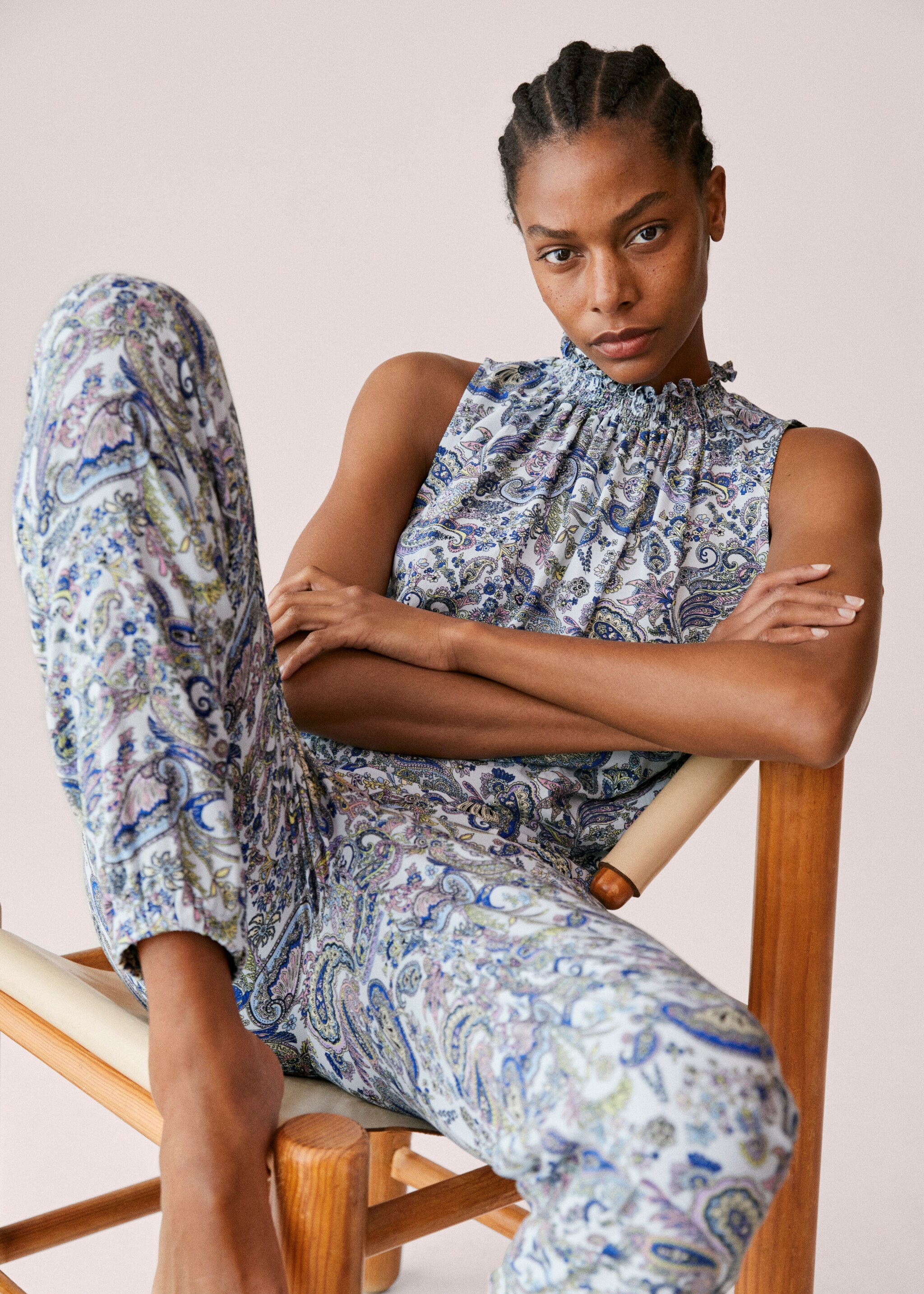 Pantalón estampado paisley - Detalle del artículo 5