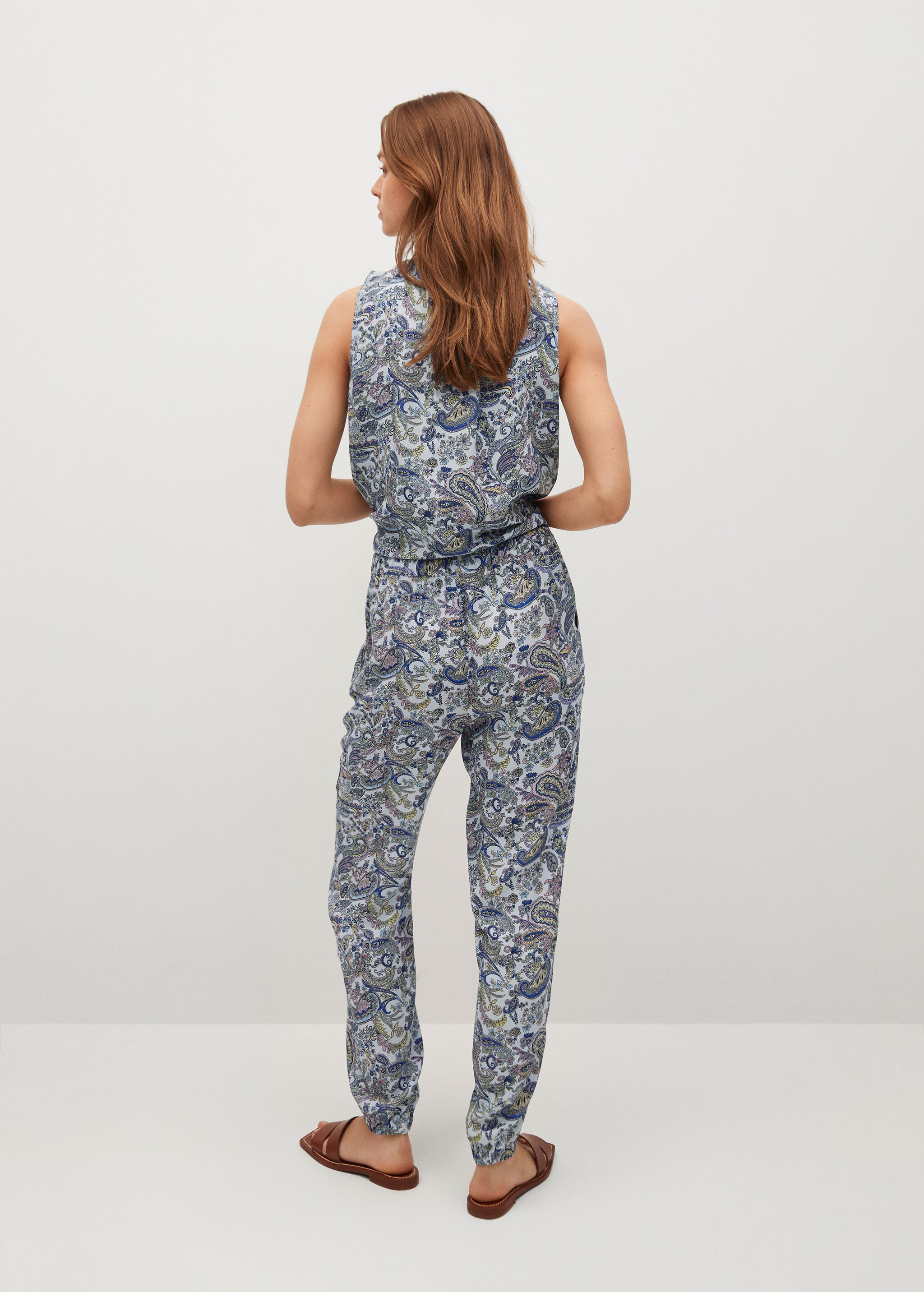 Pantalón estampado paisley - Reverso del artículo