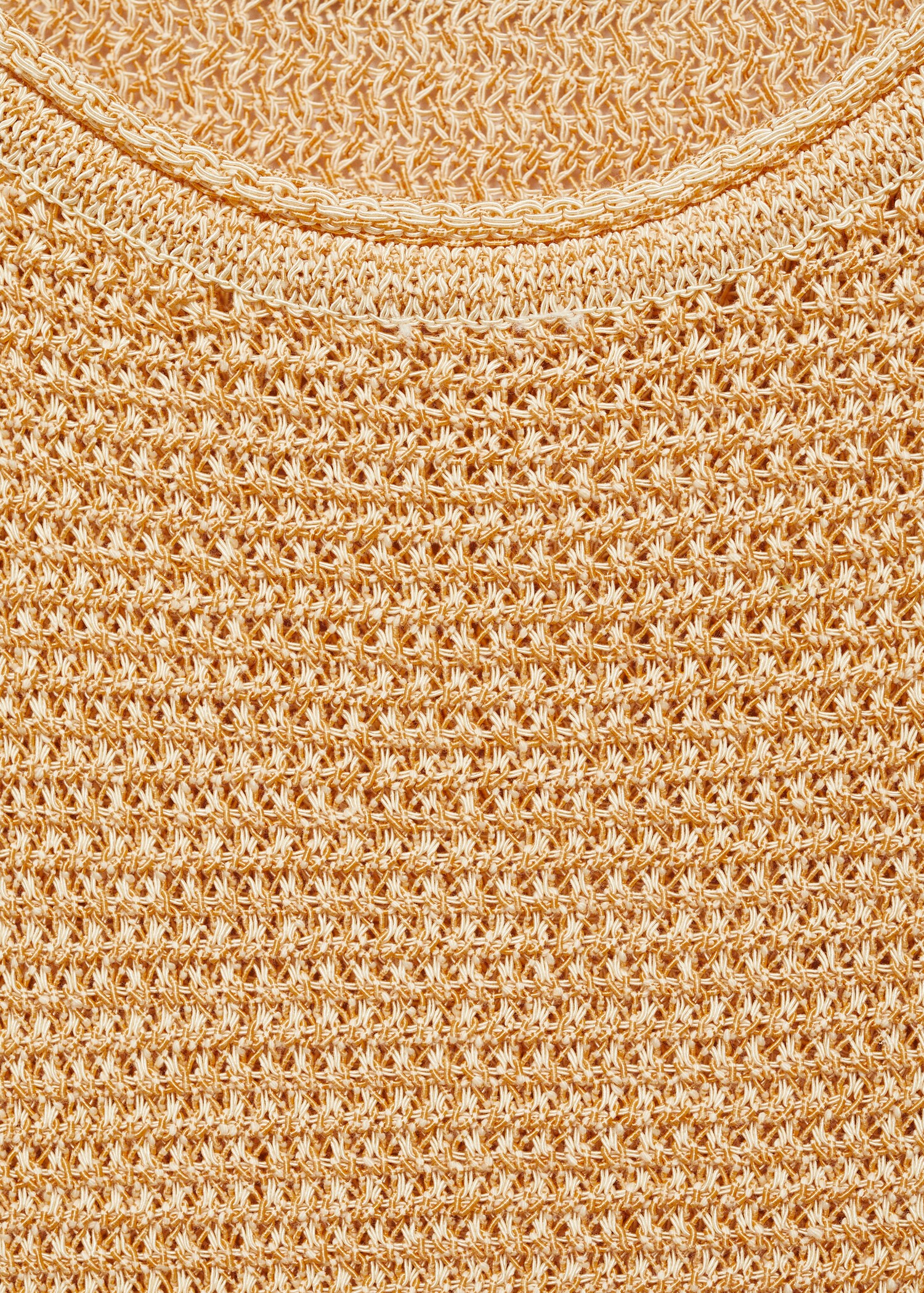 Short-sleeved chunky-knit sweater - Details of the article 8