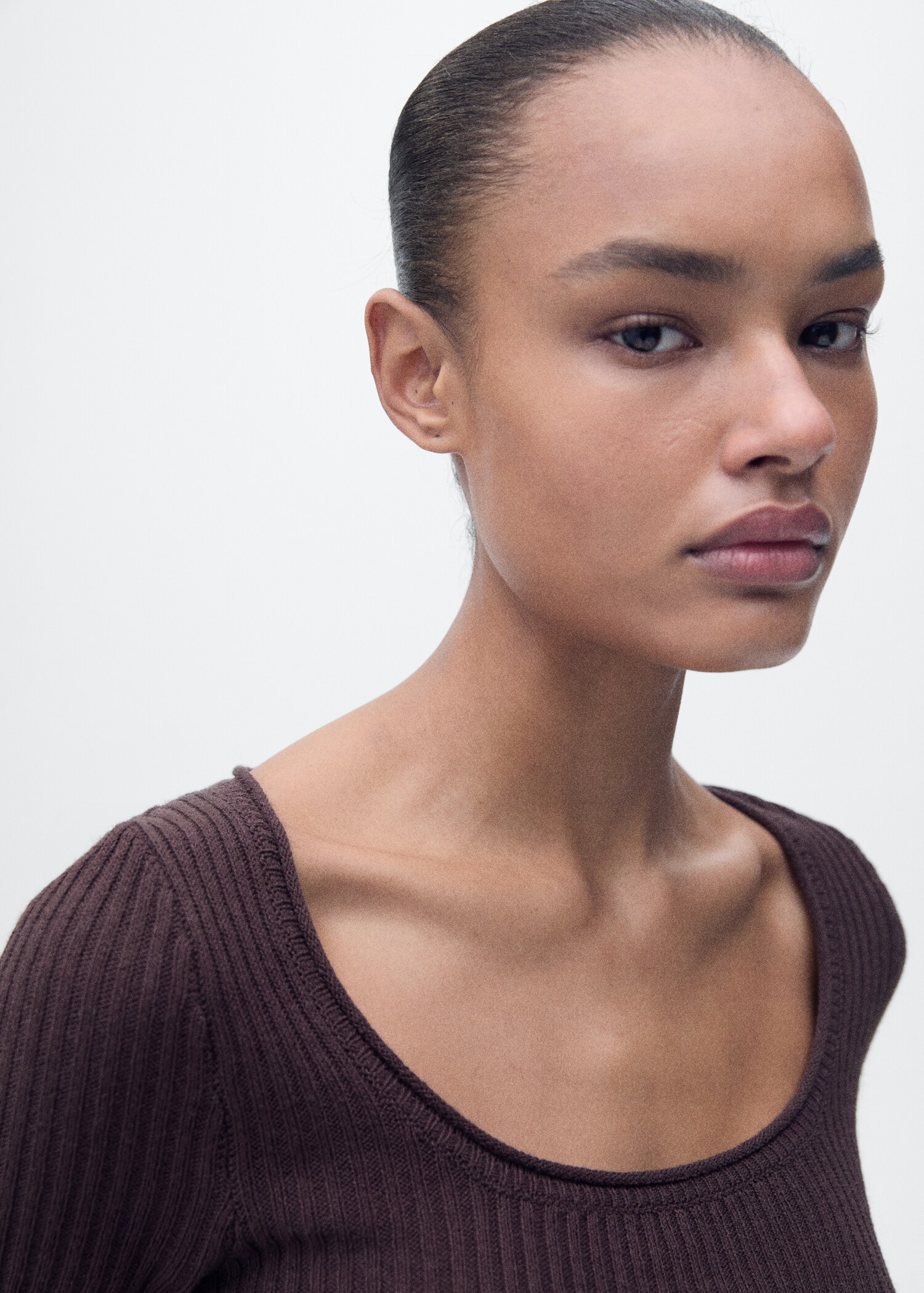 Pull maille lin mélangé - Détail de l'article 1