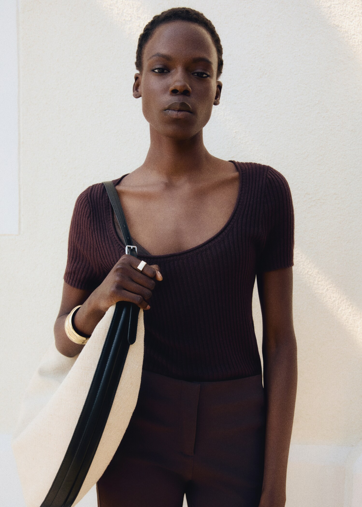 Pull maille lin mélangé - Détail de l'article 6