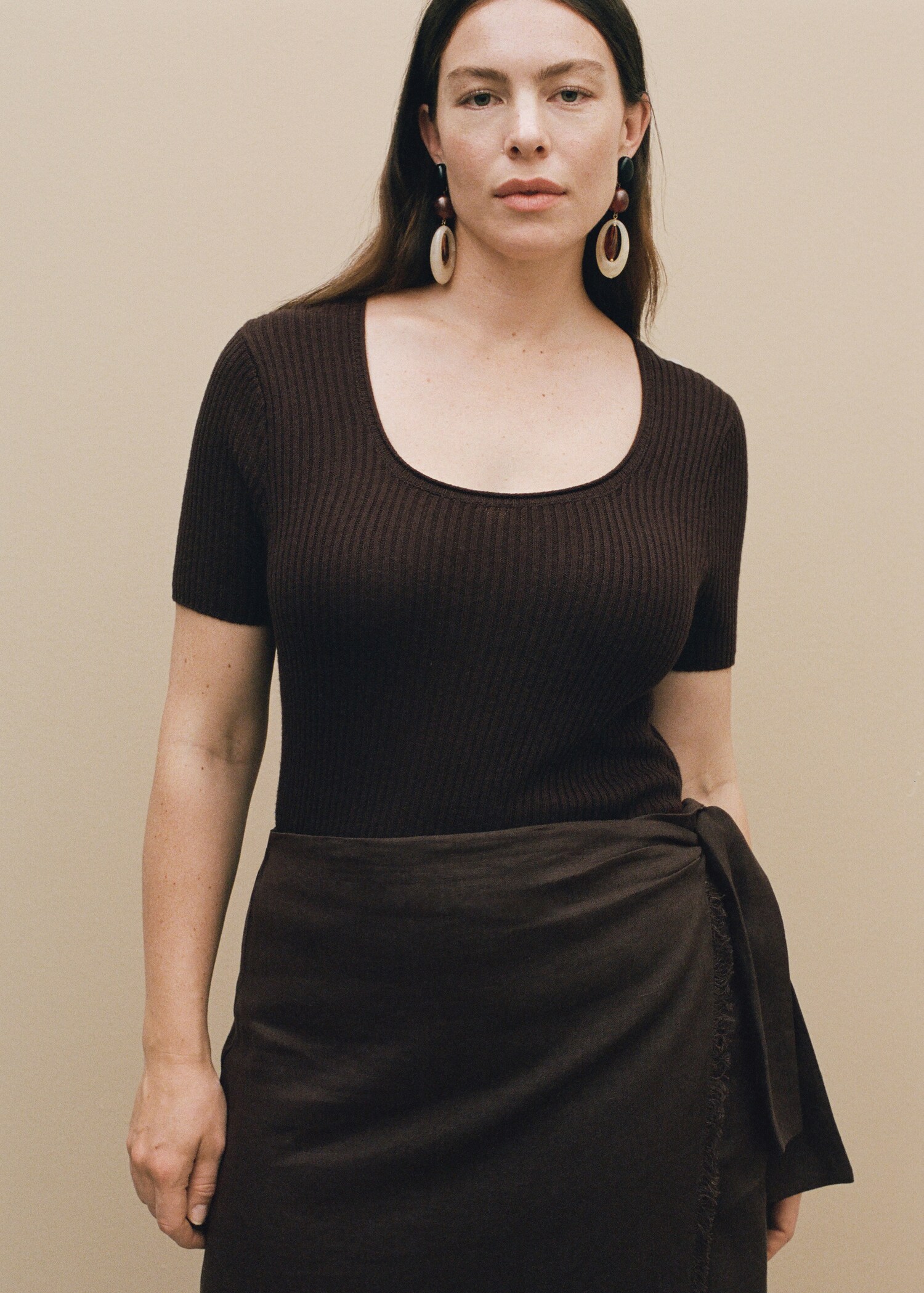 Pull maille lin mélangé - Détail de l'article 7