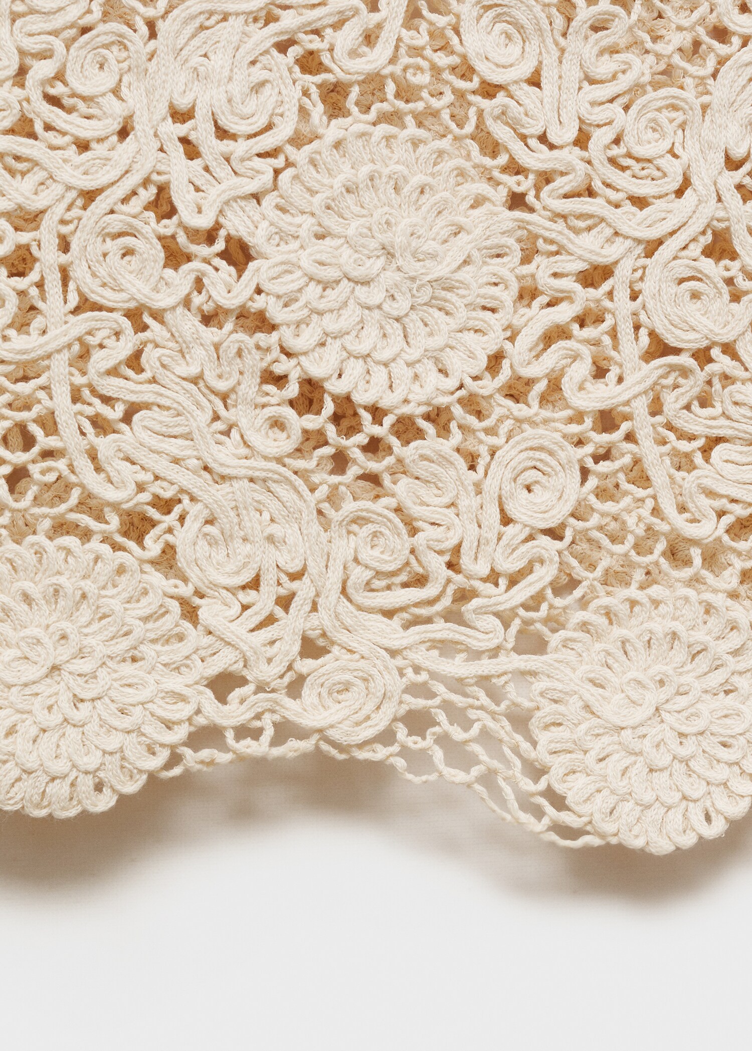 Long crochet floral skirt - Details of the article 0