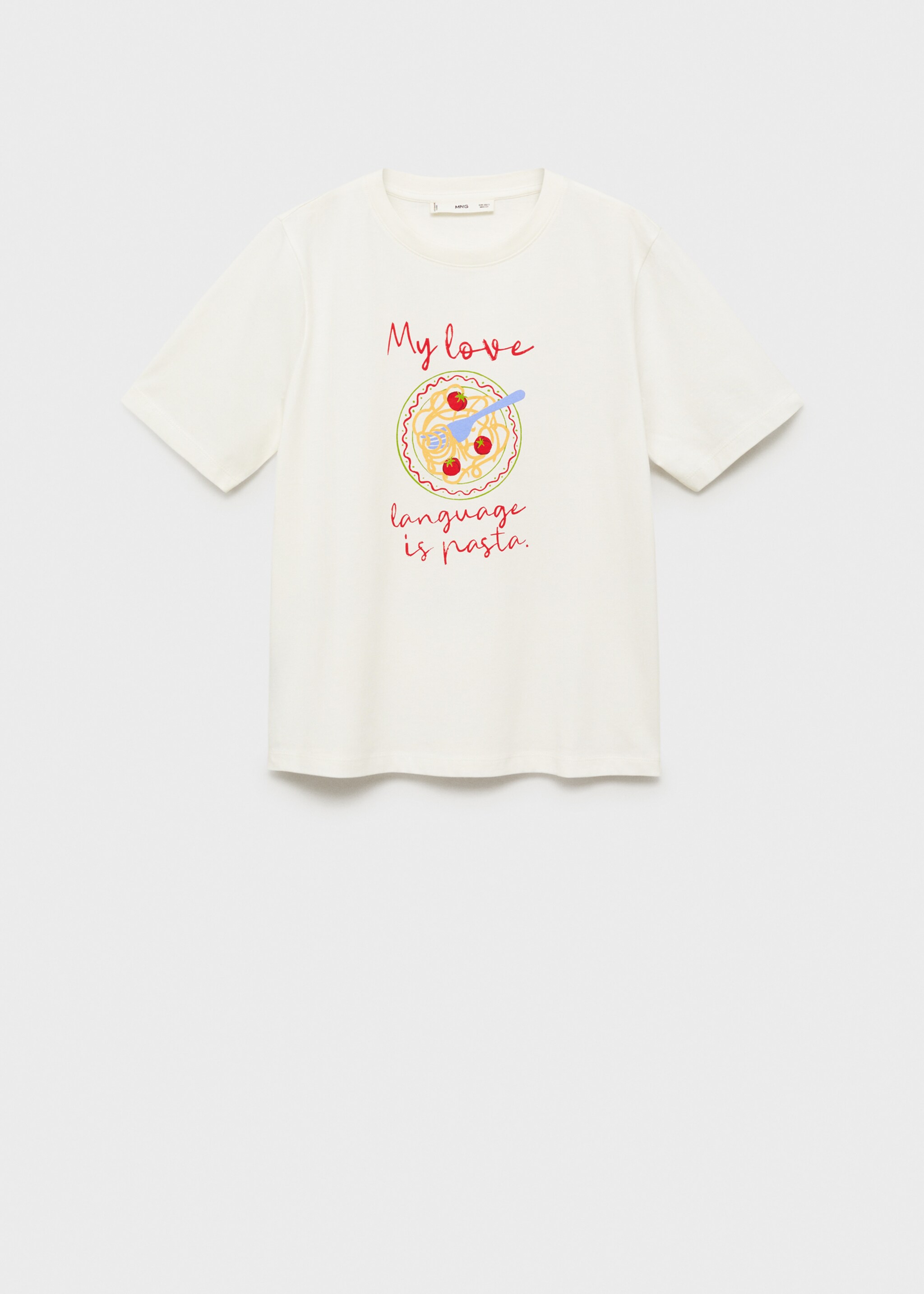 Short-sleeved printed t-shirt - Article without model, Pastel Yellow. Ref: 87087177-00.