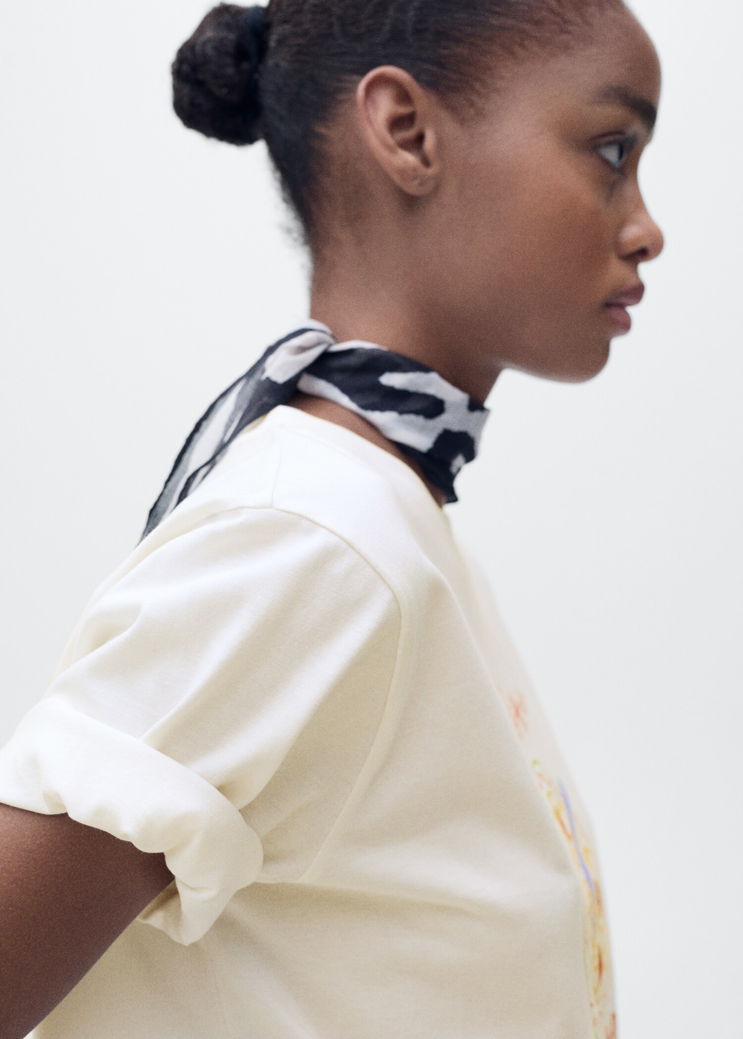 Short-sleeved printed t-shirt - Details of the article 1