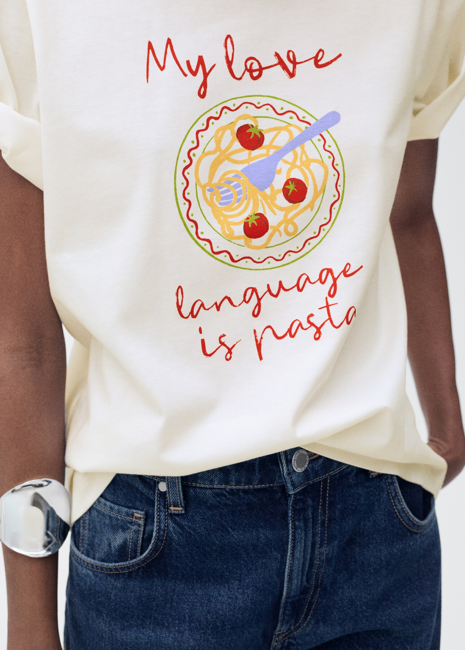 Short-sleeved printed t-shirt - Details of the article 6