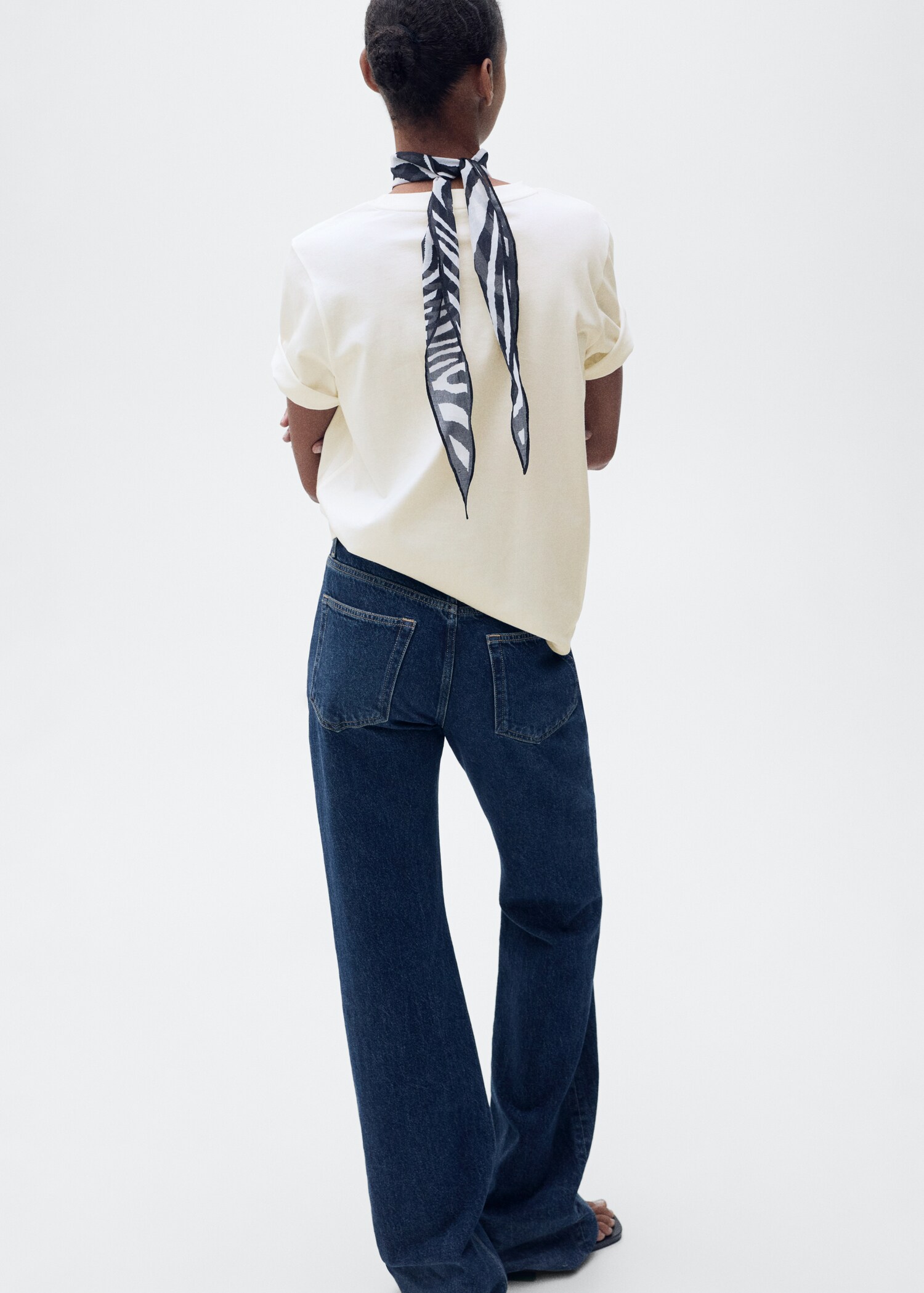 Short-sleeved printed t-shirt - Reverse of the article