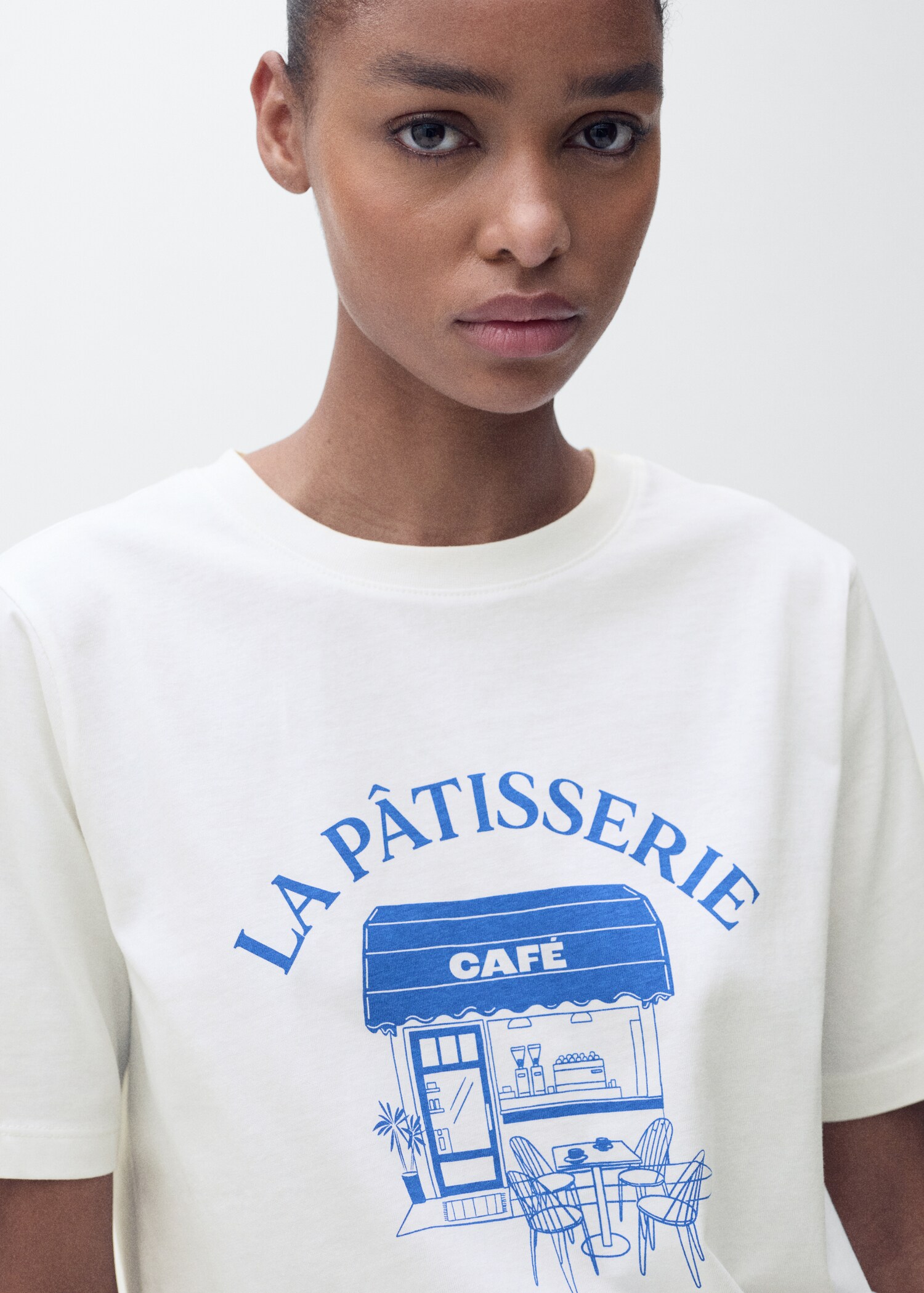 Short-sleeved printed t-shirt - Details of the article 1