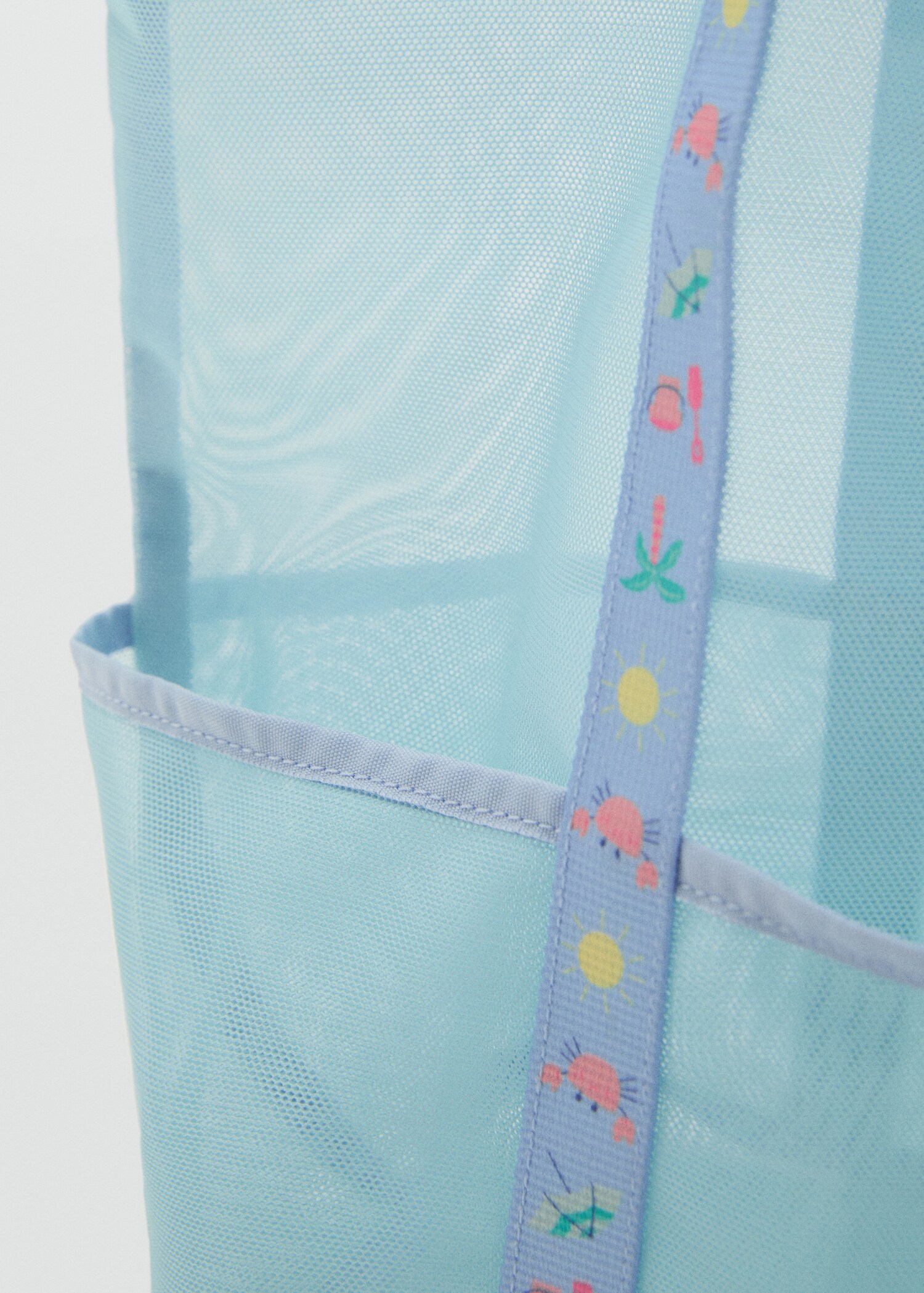 Mesh pattern shopper bag - Details of the article 2