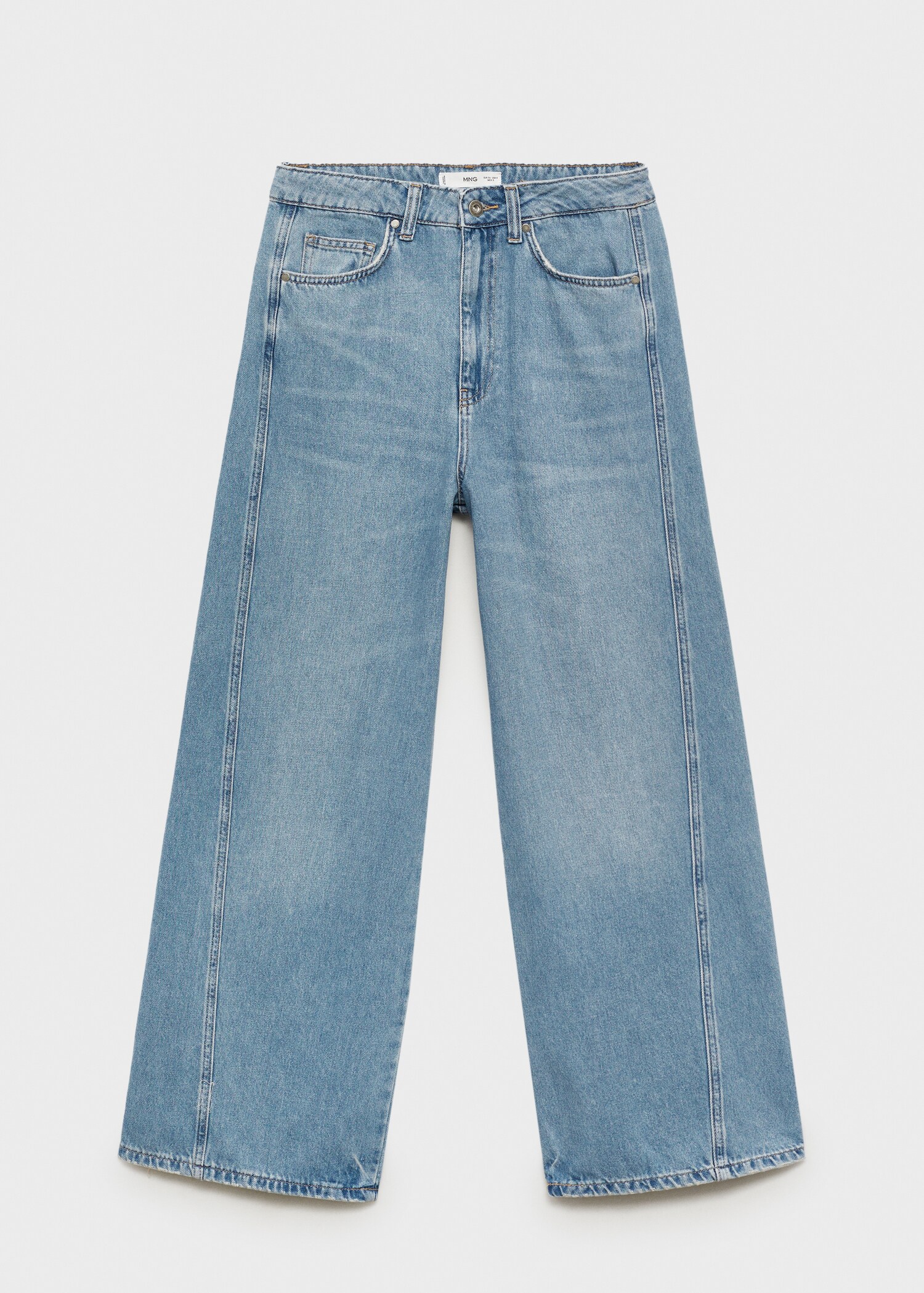 Wideleg mid-rise jeans - Article without model