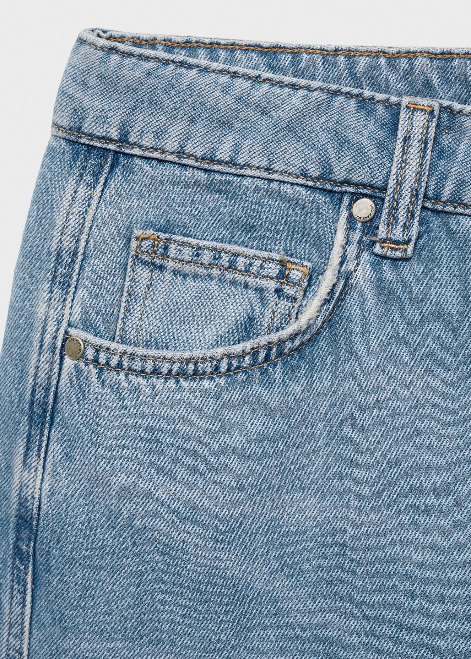Wideleg mid-rise jeans - Details of the article 8