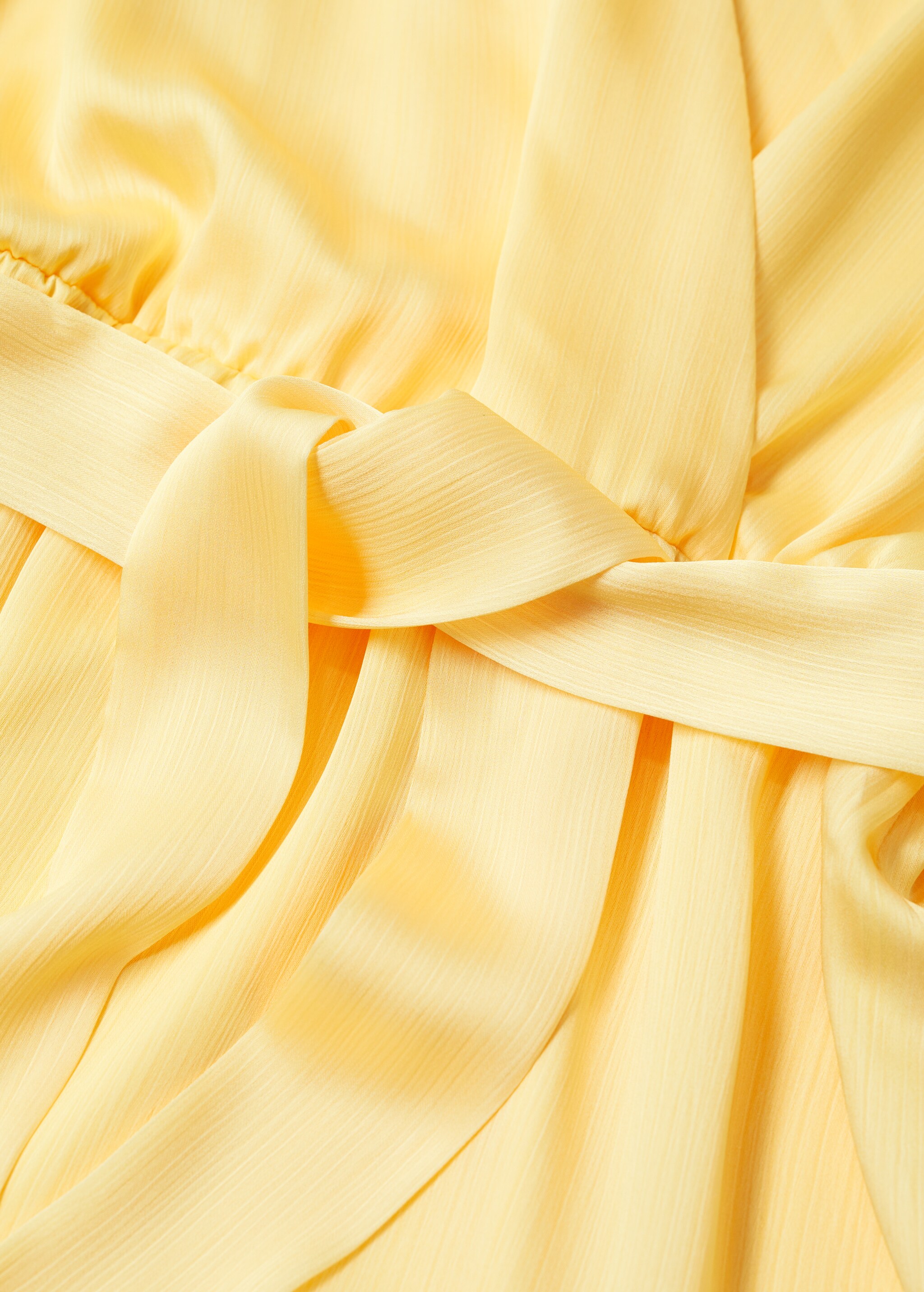 Vestido satinado cruzado - Detalle del artículo 8