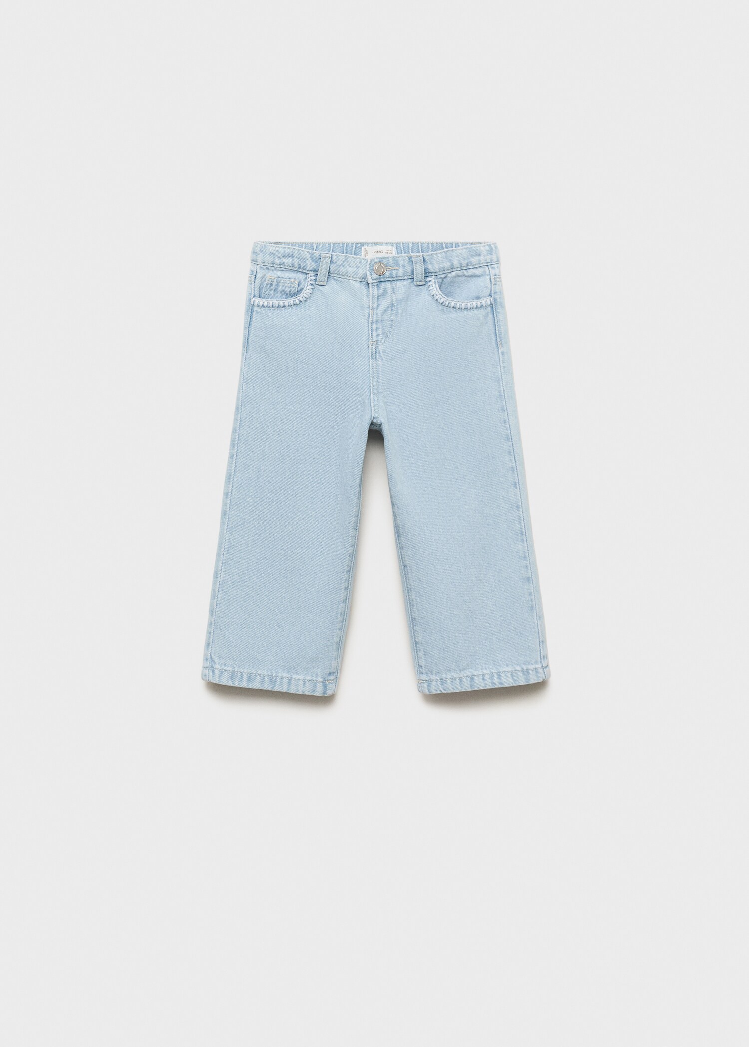 Embroidered culotte jeans - Article without model