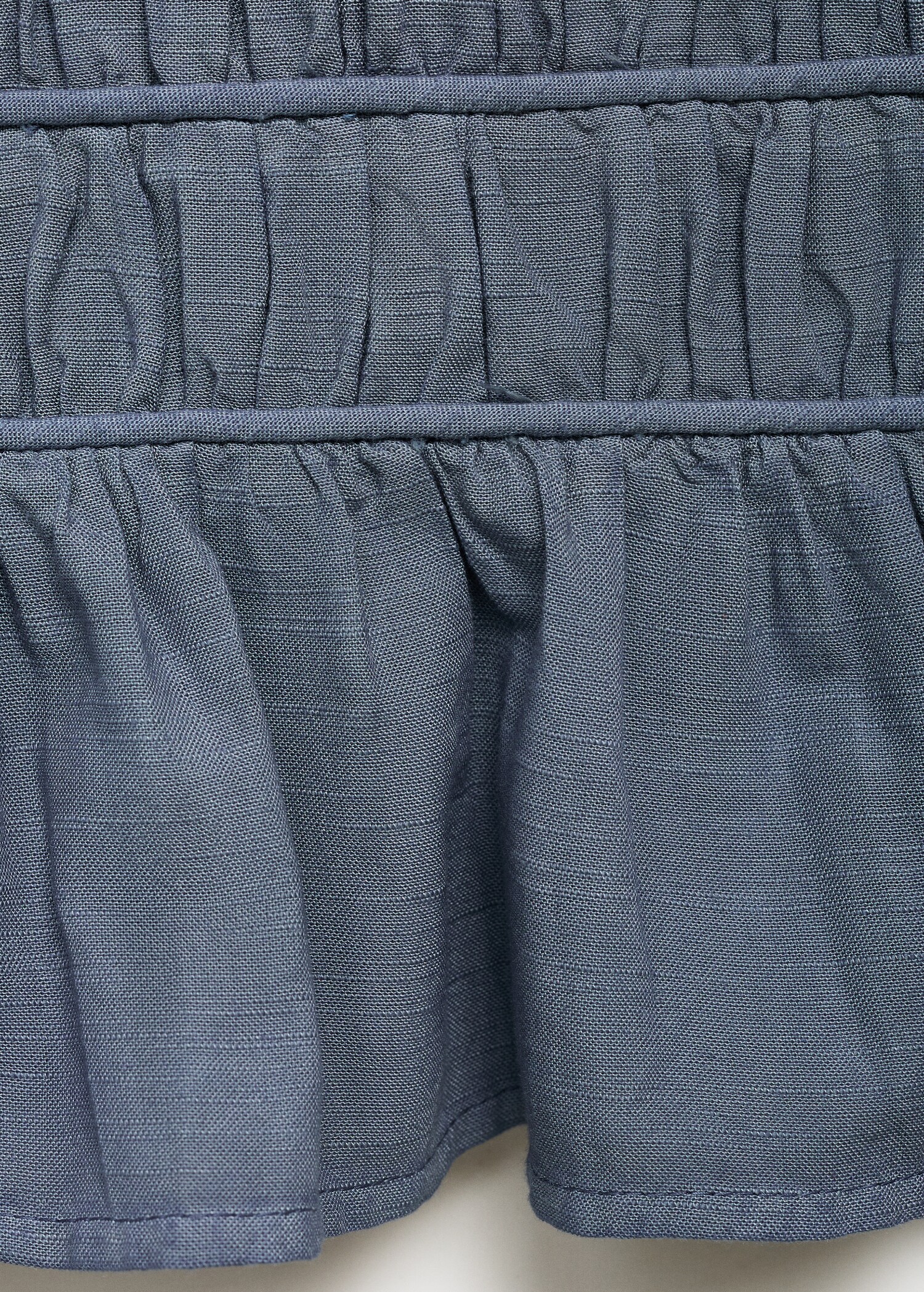 Ruched blouse with ruffles - Details of the article 0