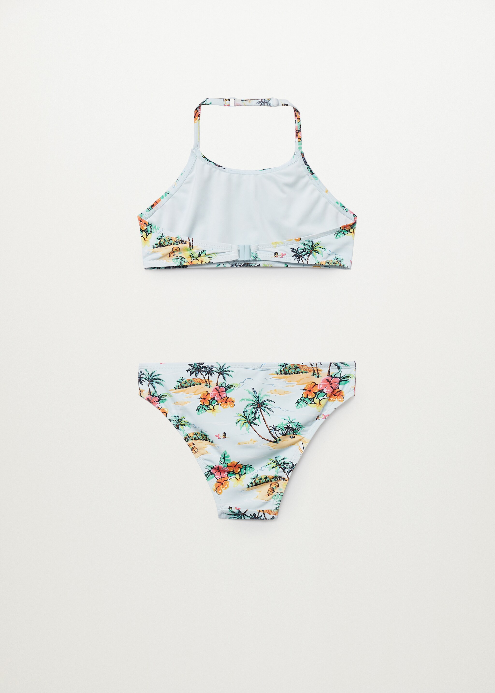 Bikini estampado hawaiano - Reverso del artículo