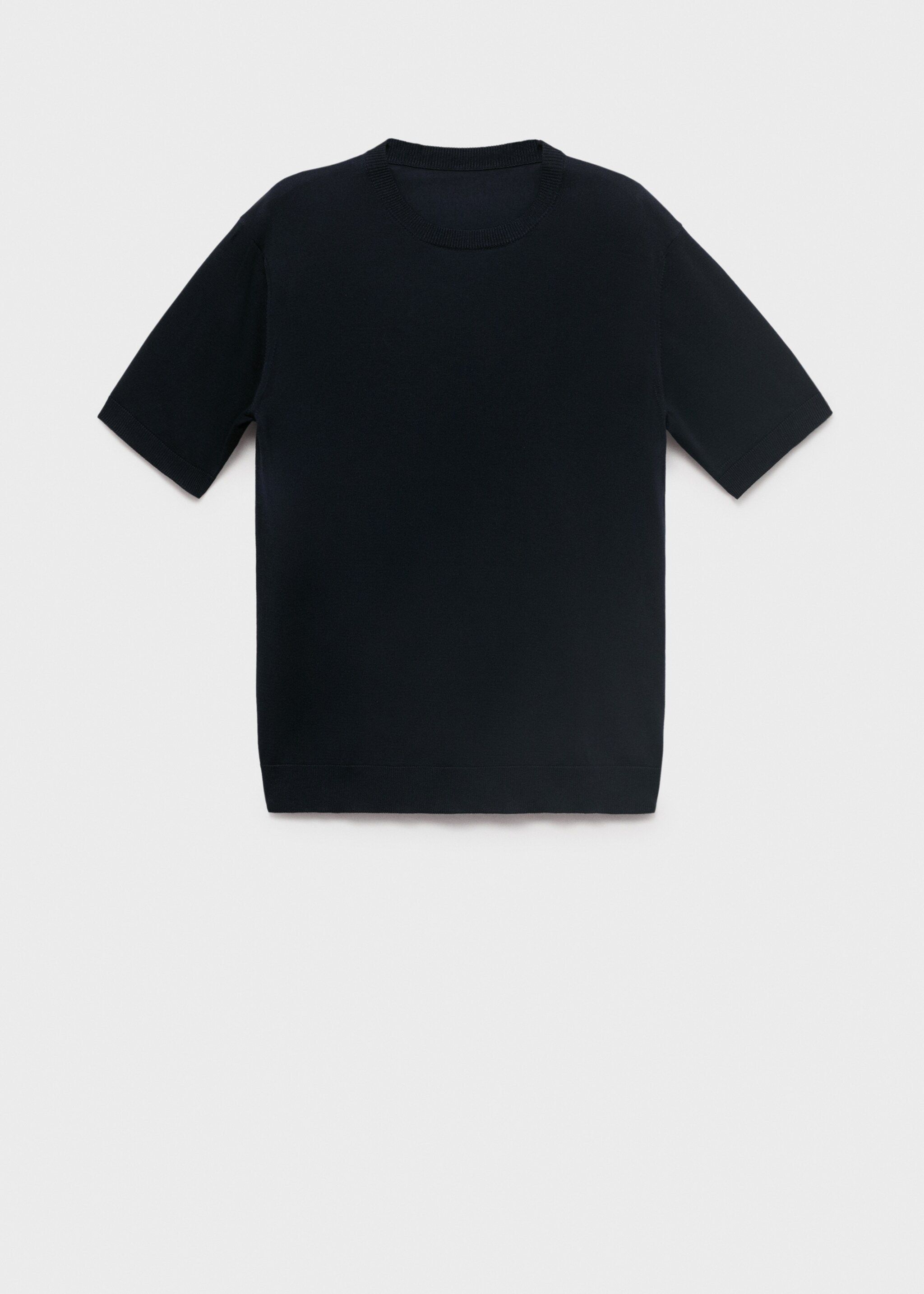 Maglietta lyocell maglia sottile - Articolo senza modello, Navy. Ref: 87087900-00.