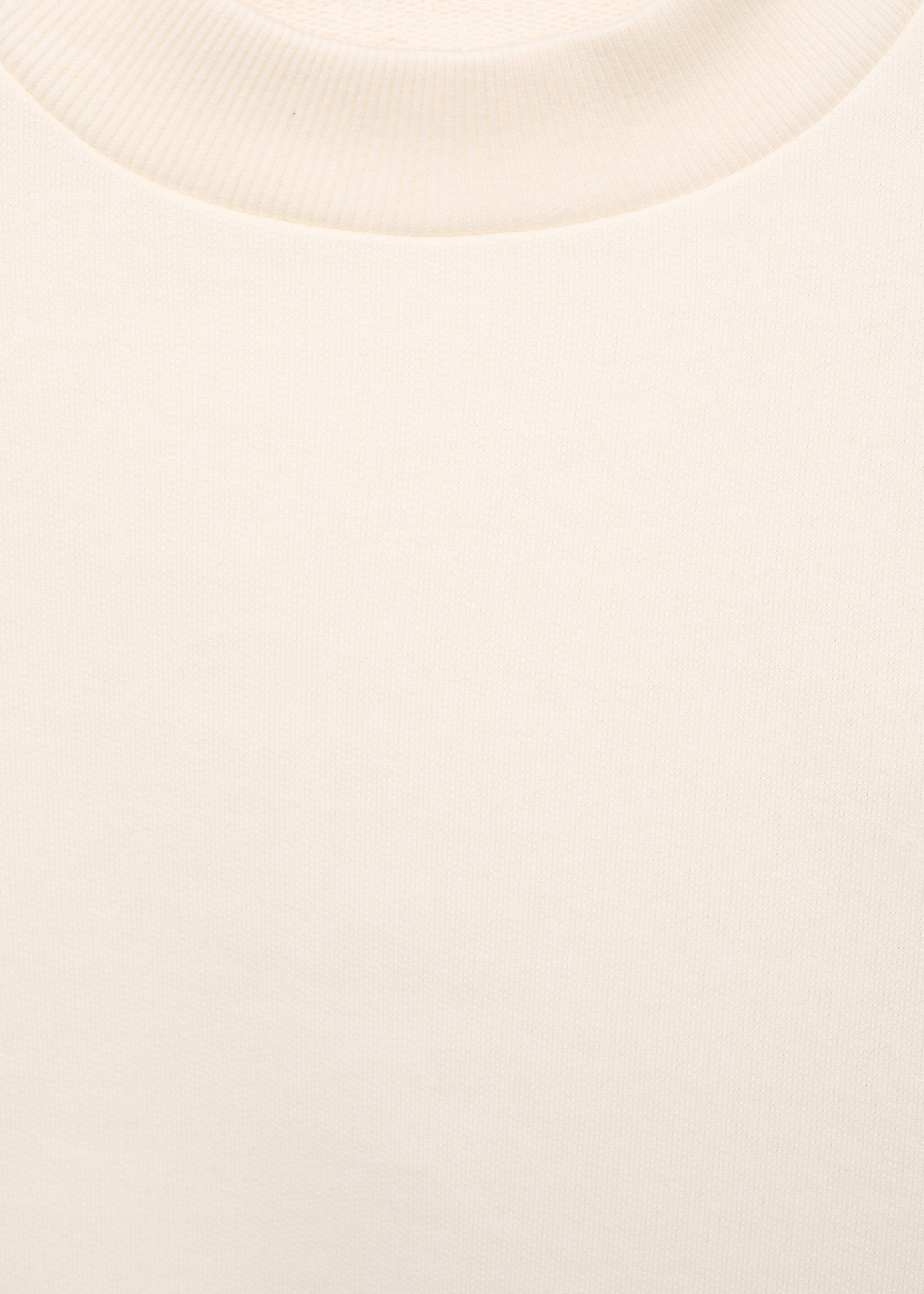 Sweat-shirt coton message imprimé - Détail de l'article 8, Écru. Ref: 87087903-00.