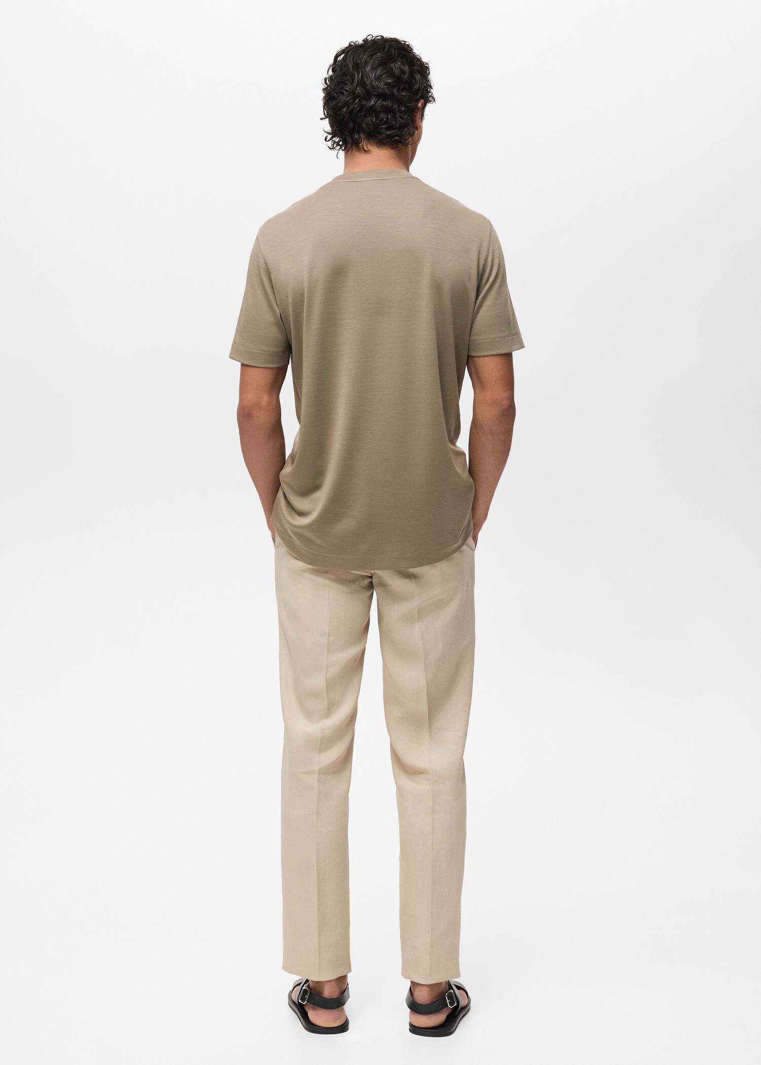 Samarreta lyocell màniga curta - Revers de l'article