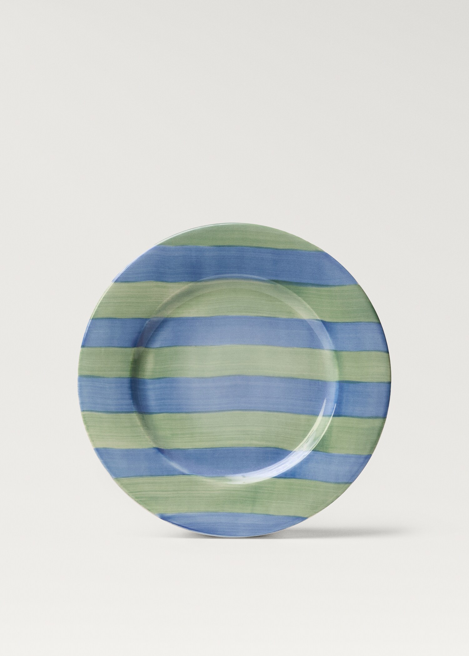 Dessous de plat en grès à rayures - Article sans modèle