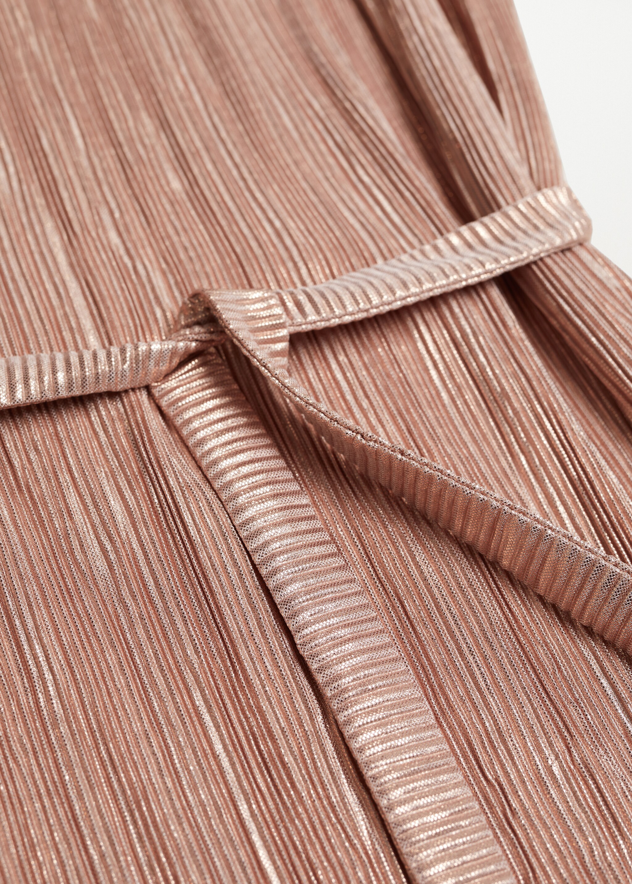 Vestido midi metalizado - Detalle del artículo 8