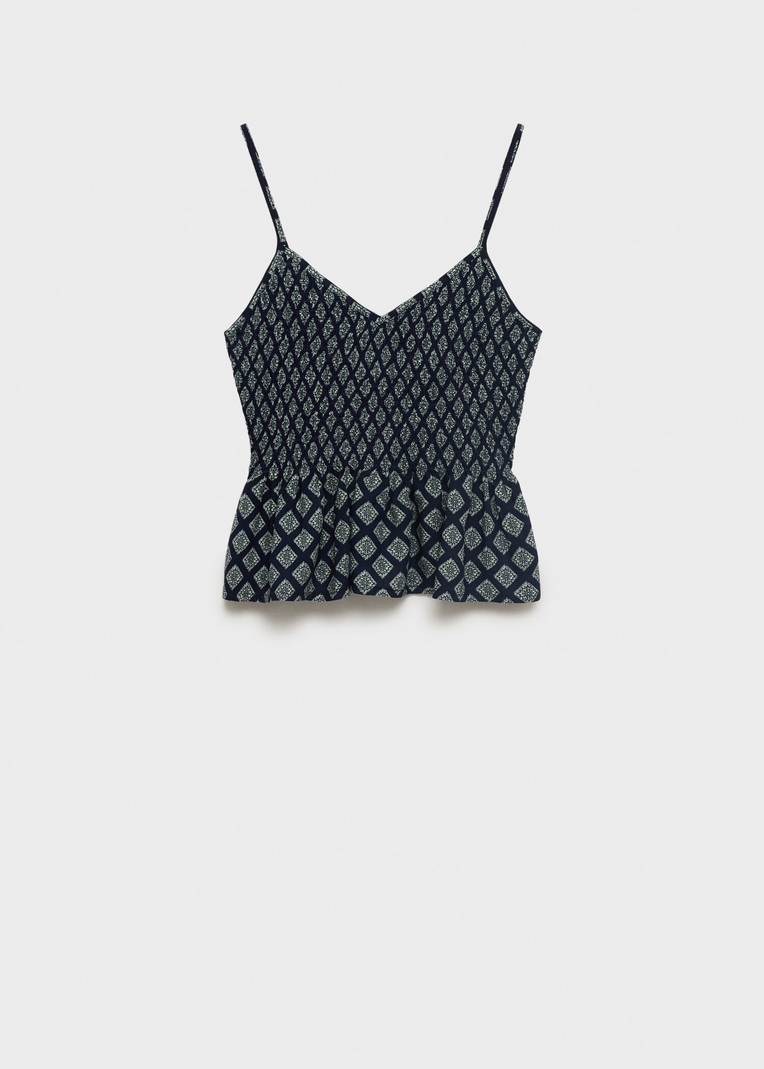 Ruffle printed top - Article without model