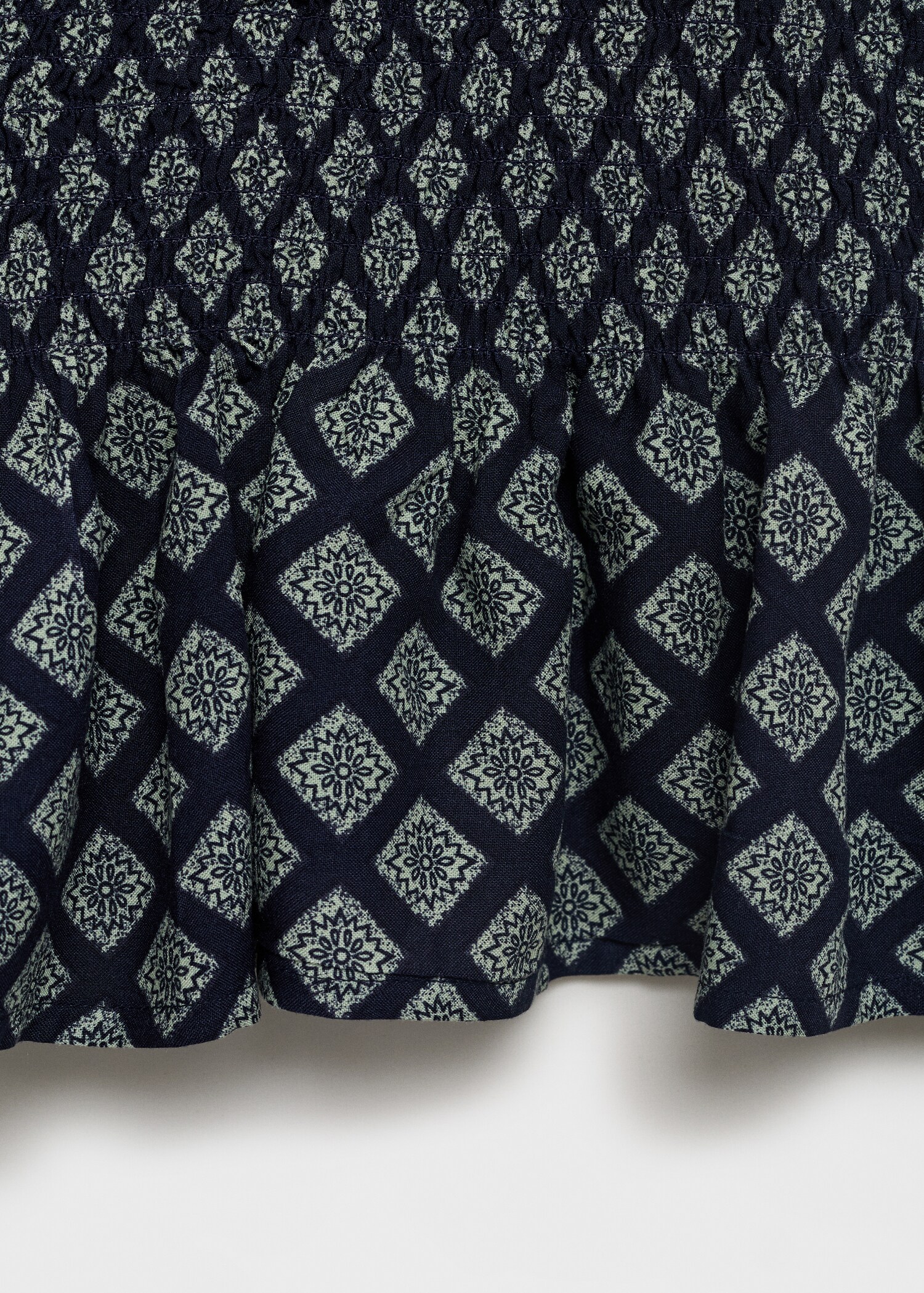 Ruffle printed top - Details of the article 0