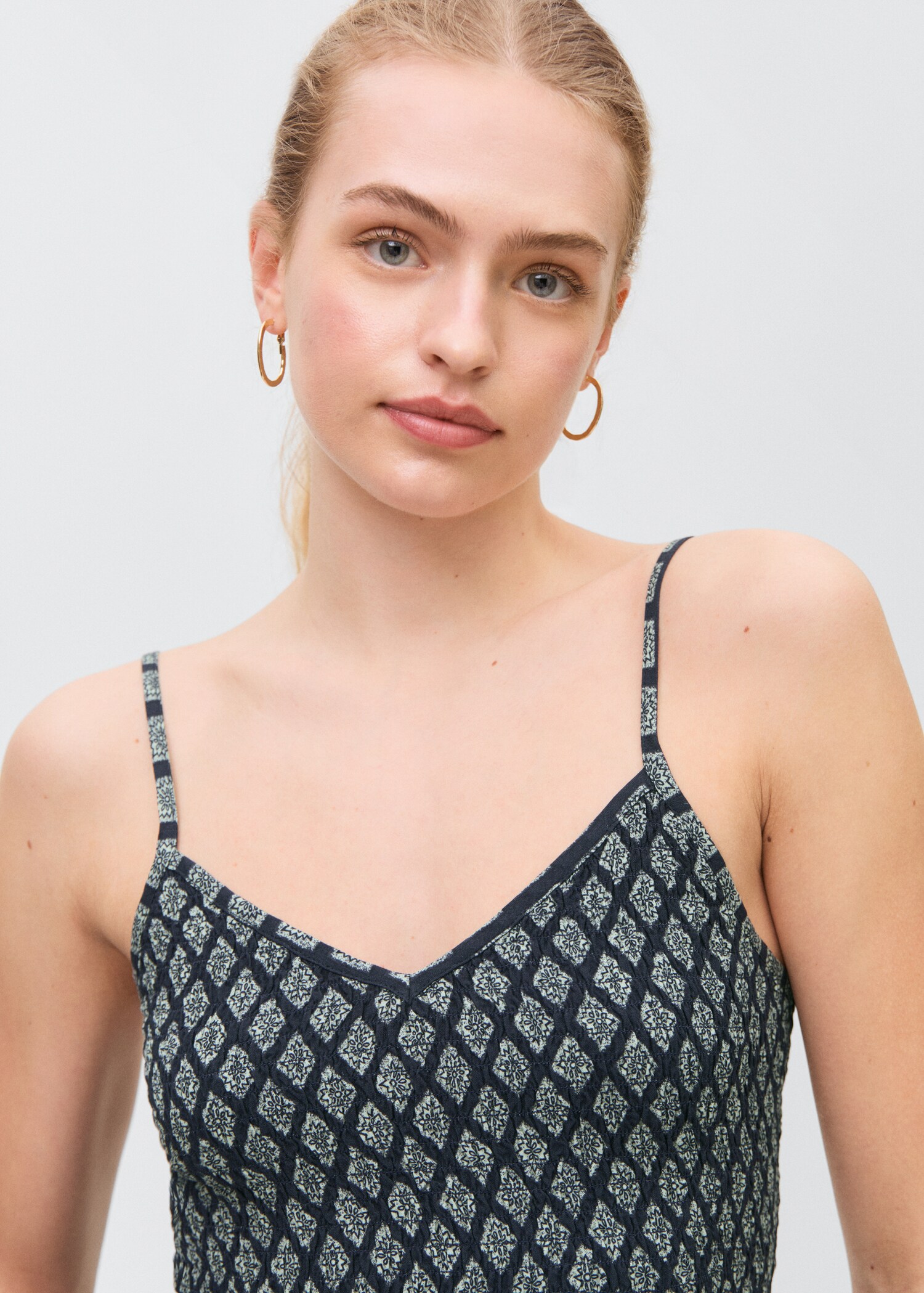 Ruffle printed top - Details of the article 1