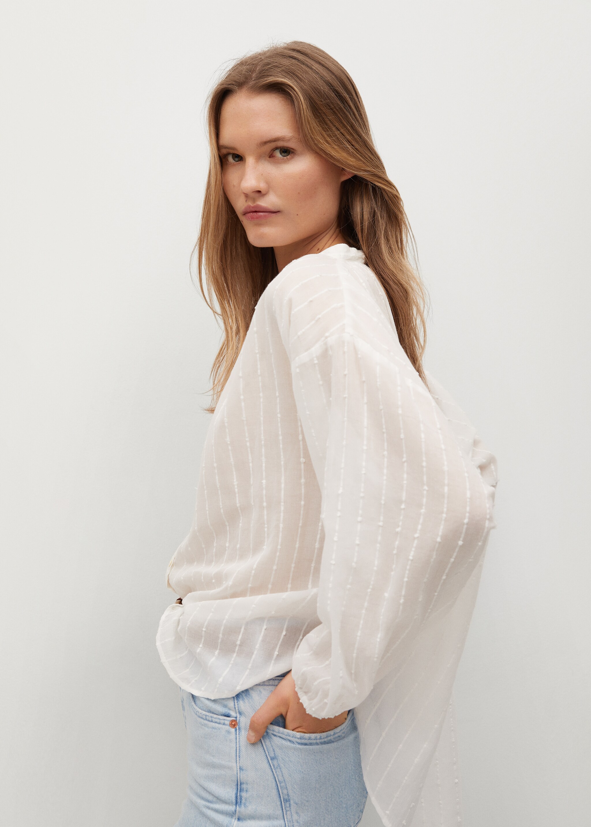 Blouse oversize coton - Détail de l'article 2